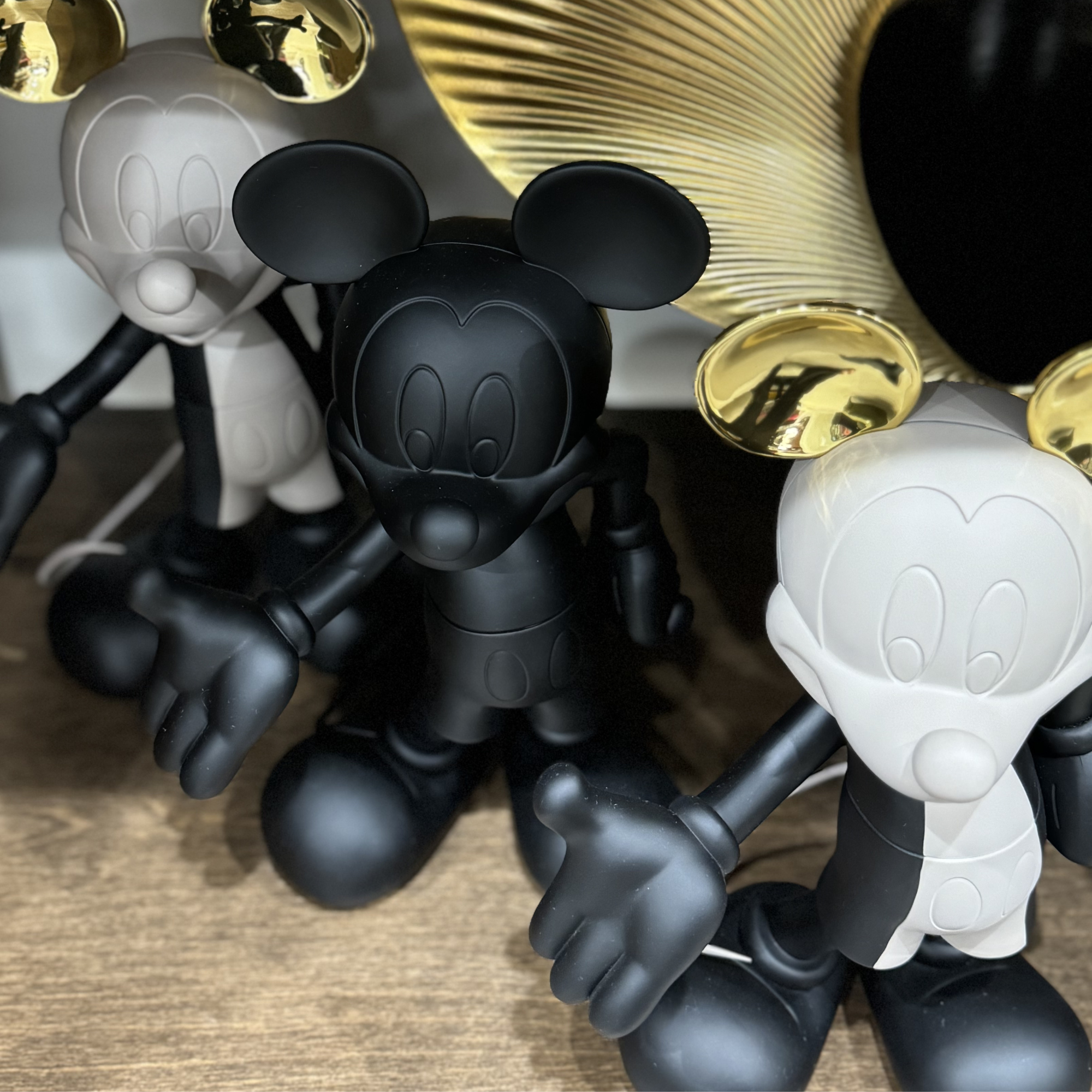 Mickey Sculpture in Black by Kelly Hoppen x Leblon Delienne