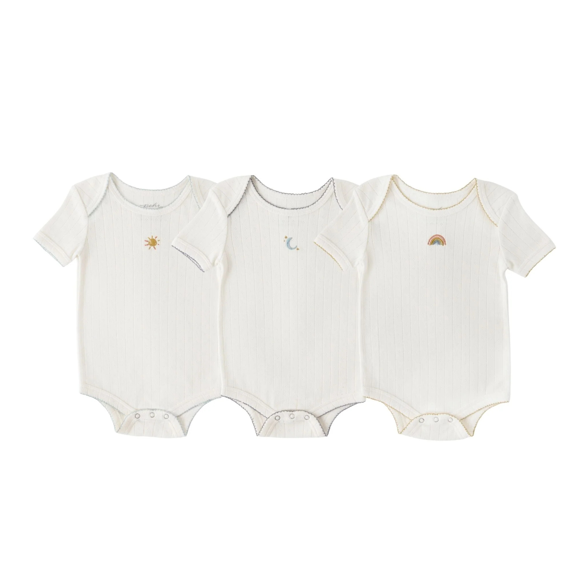 Petit Pehr Pointelle One-Piece 3-Pack