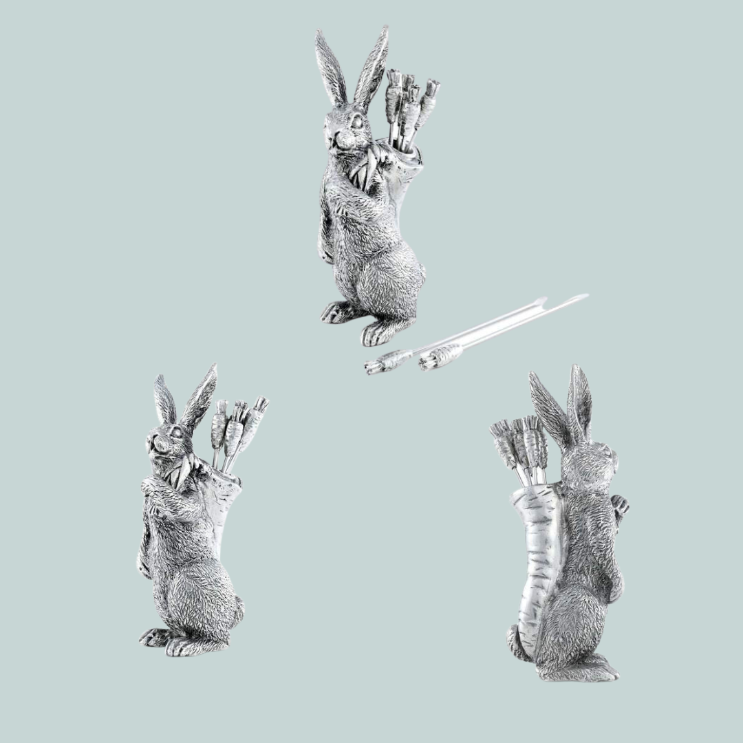 Rabbit with Carrot of Cheese Picks