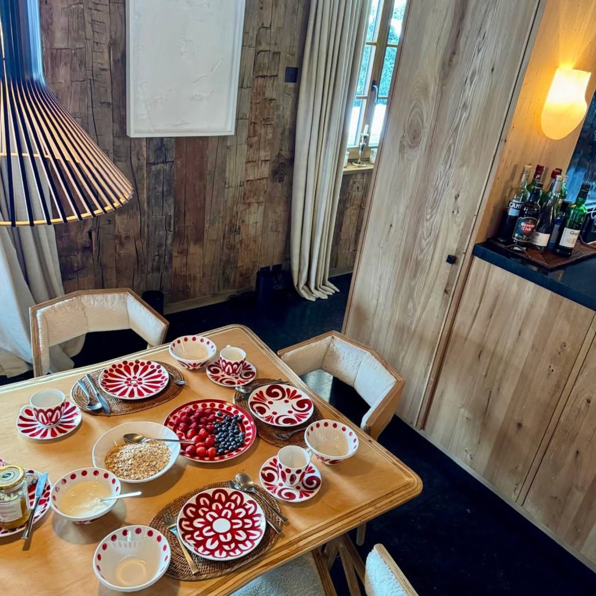 Symi Red Dessert Plate