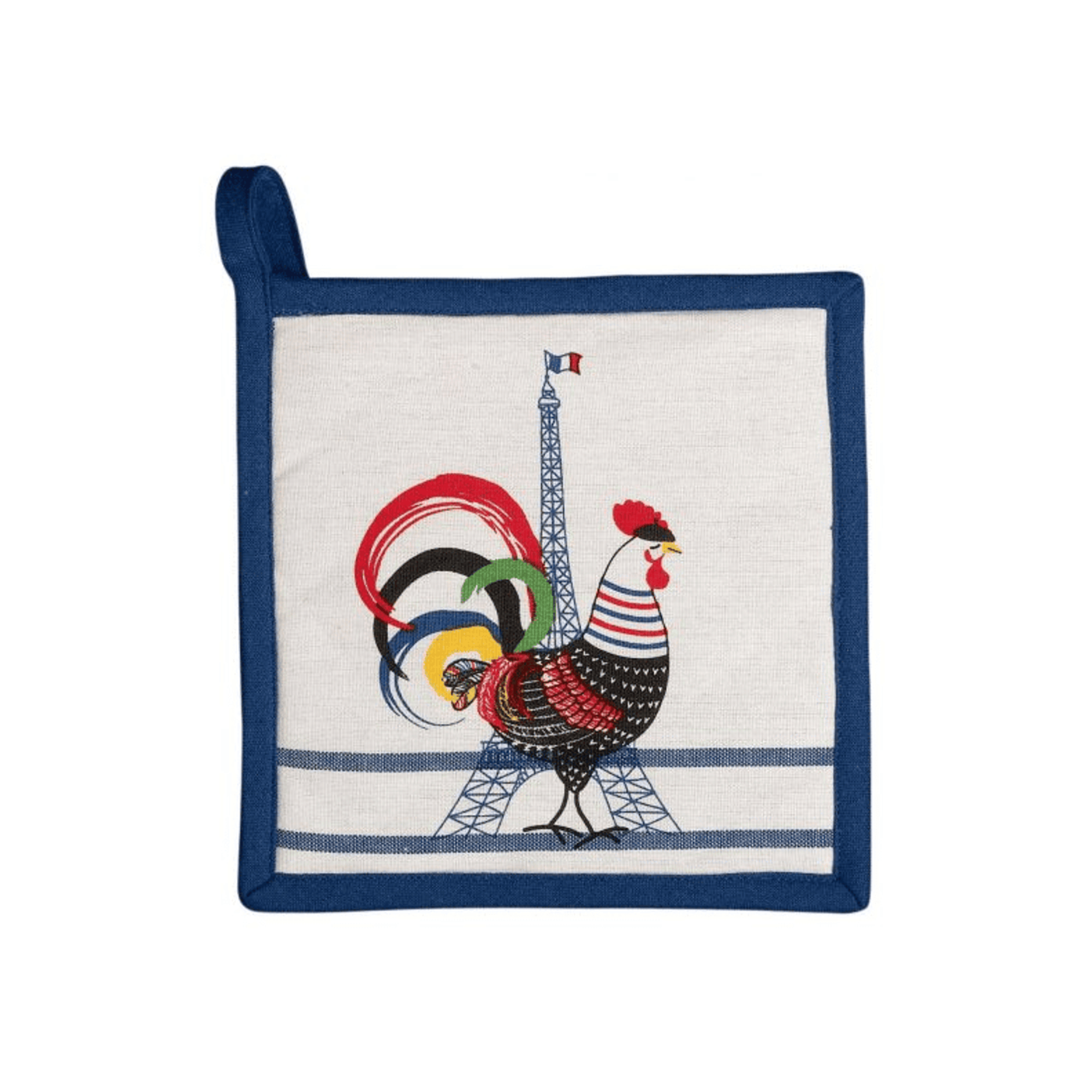 Torchons & Bouchons Cocorico Apron & Oven Mitt Set