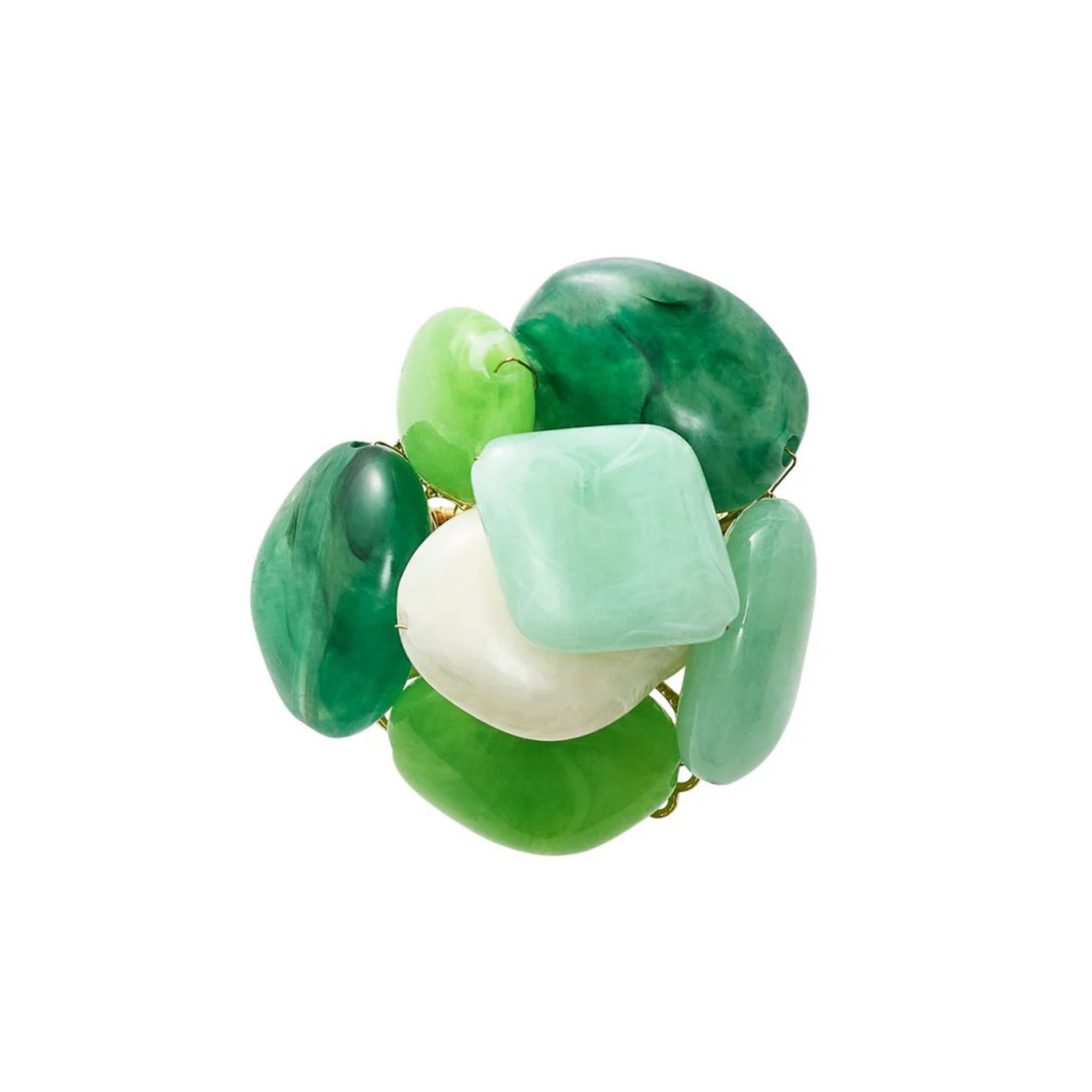 Sea Stone Napkin Rings - Set of 4