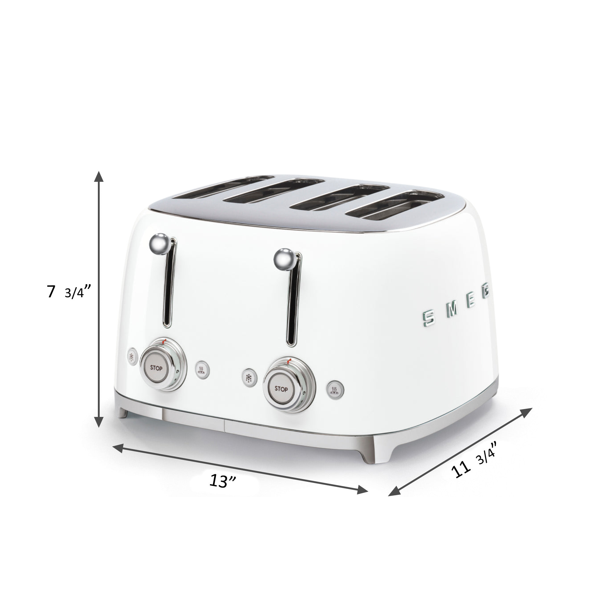 4x4 Retro-Style Toaster