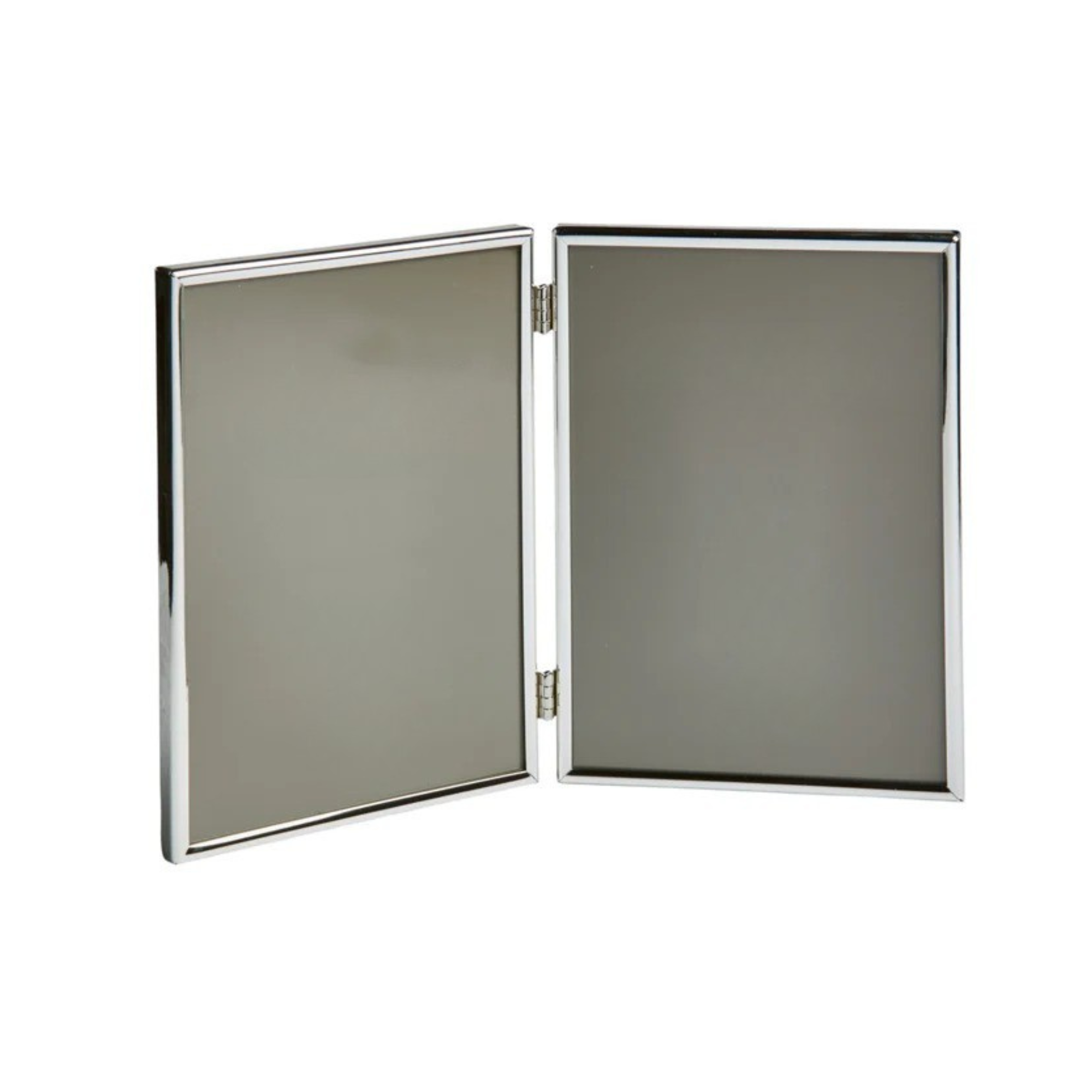 Fine Edged Silver Double Photo Frame