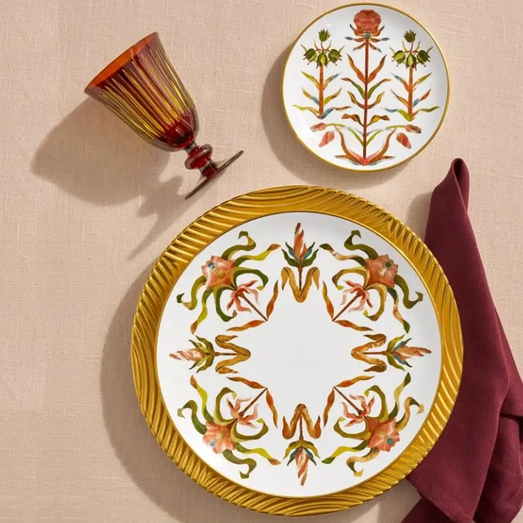 Grand Tour Dinner Plate
