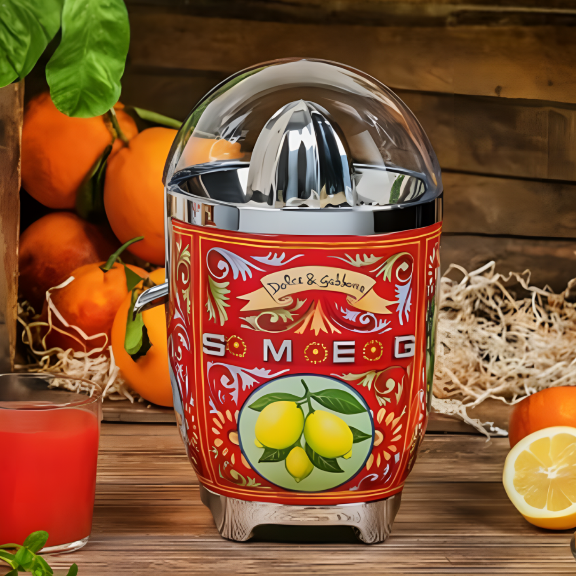 Dolce & Gabbana x SMEG - Sicily Is My Love Retro Style Juicer
