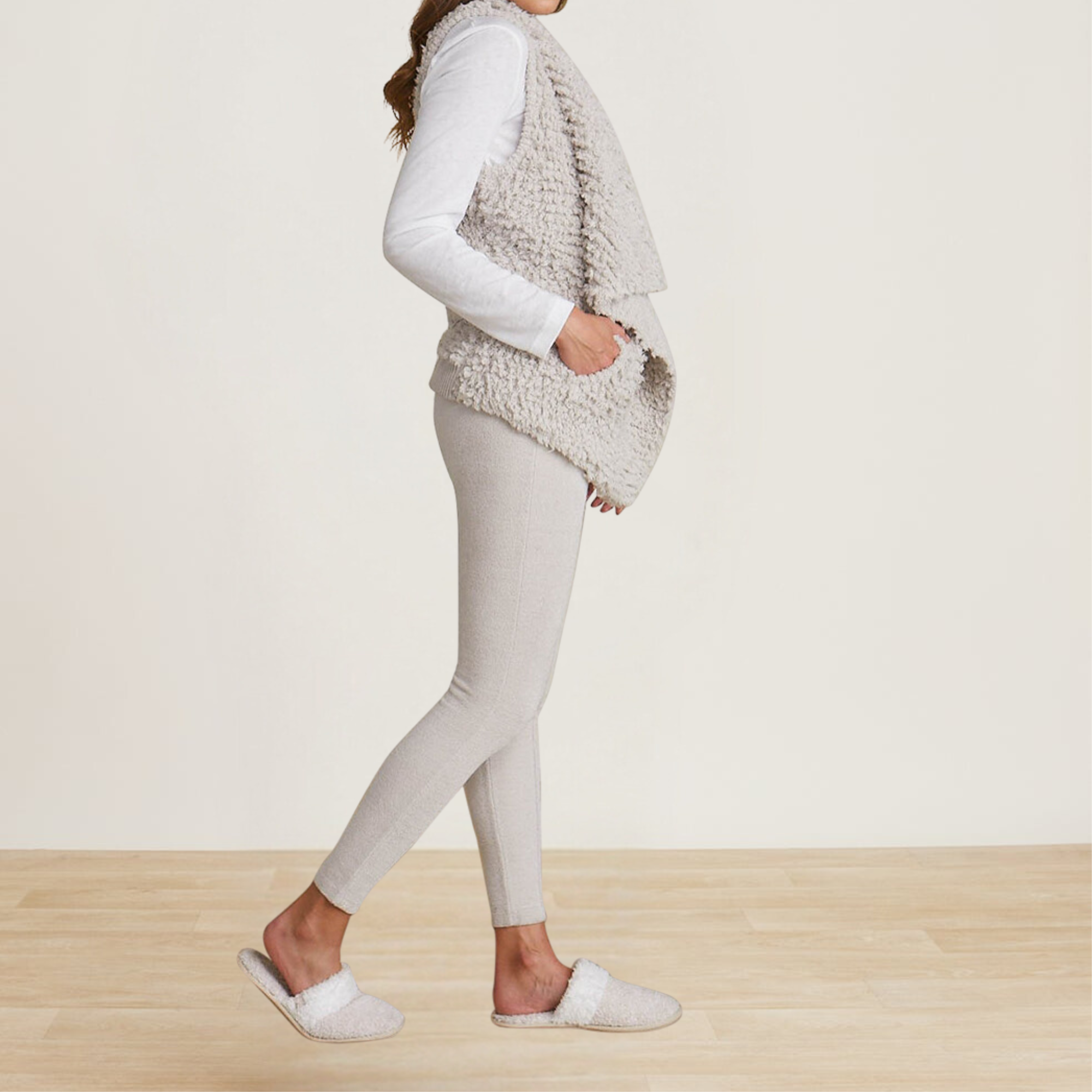 CozyChic Loop Fringe Cascading Vest