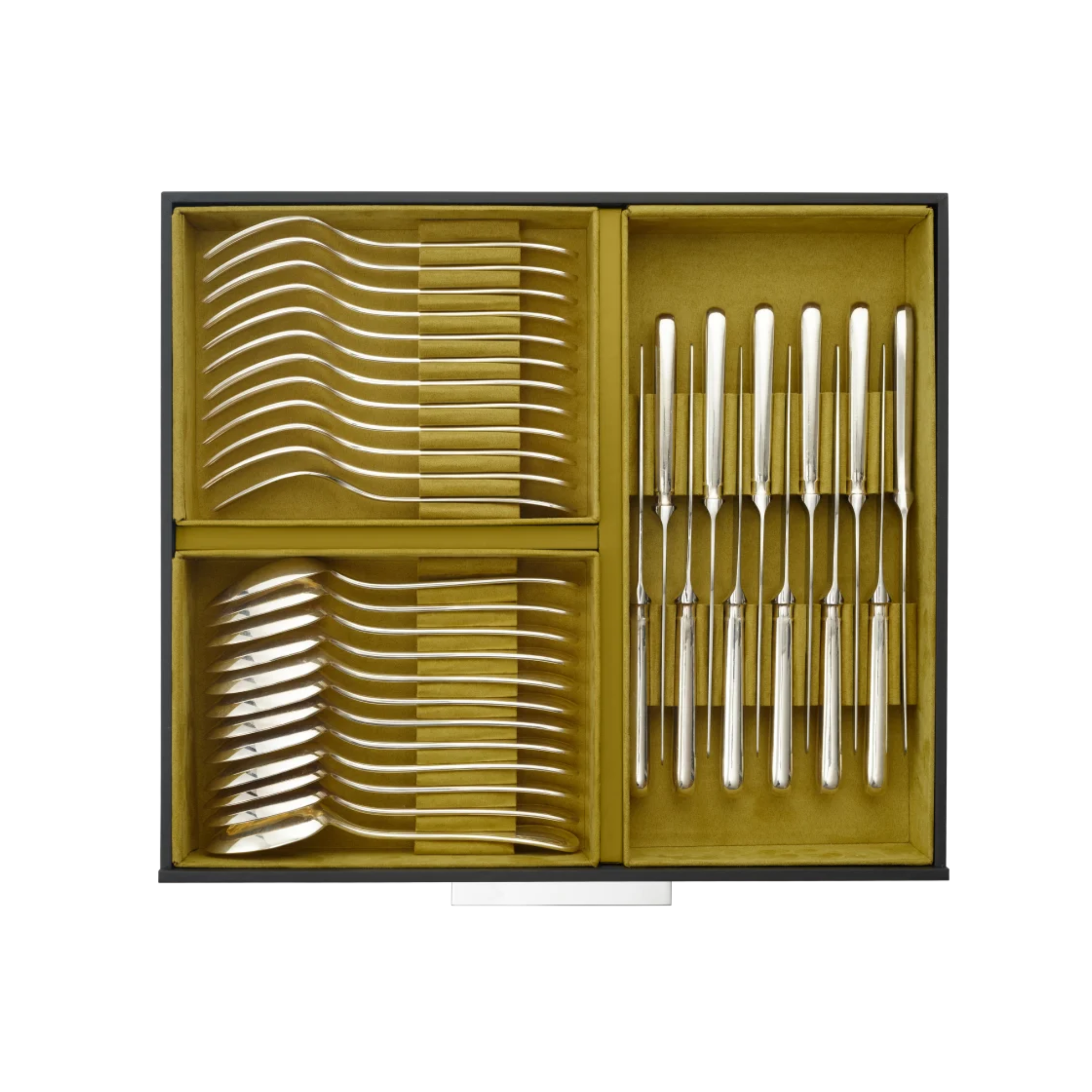 Albi 75 Piece Stainless Steel Flatware Set with Chest