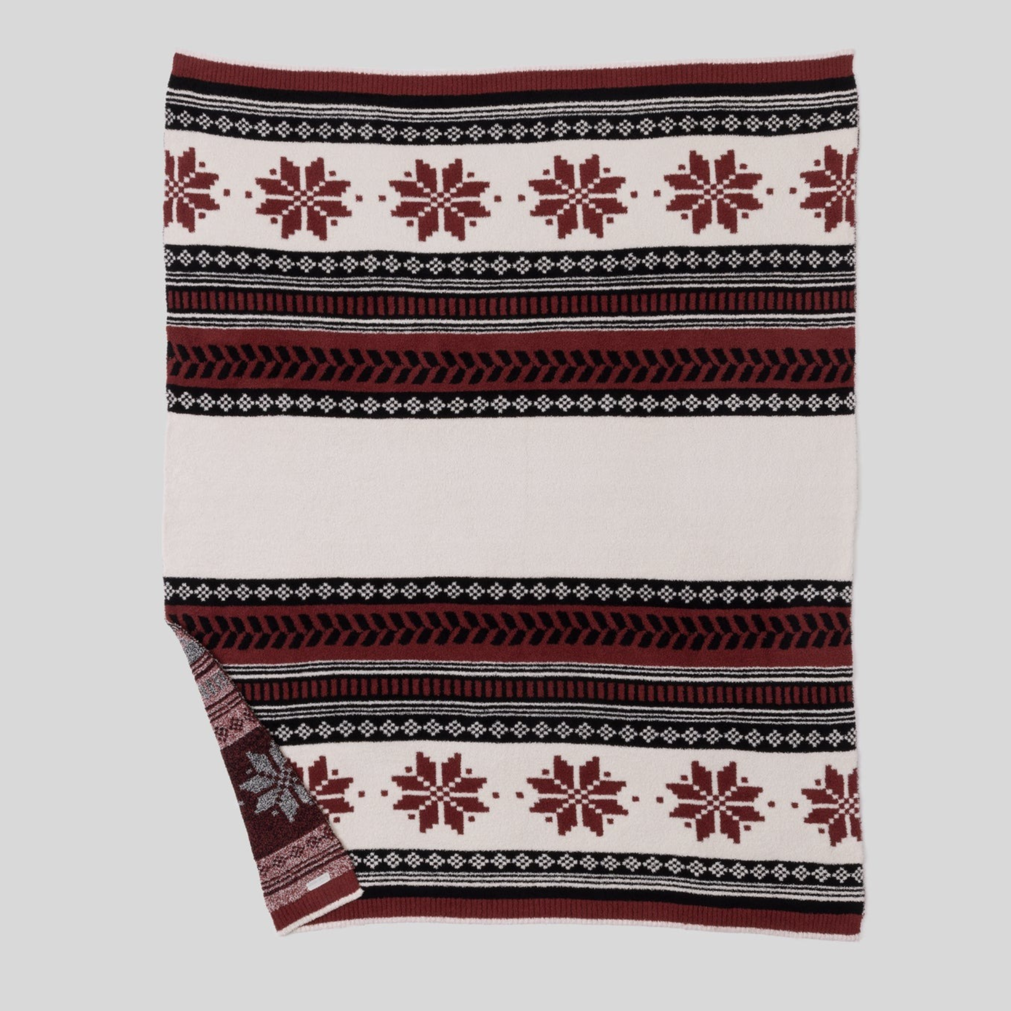 CozyChic Fair Isle Throw