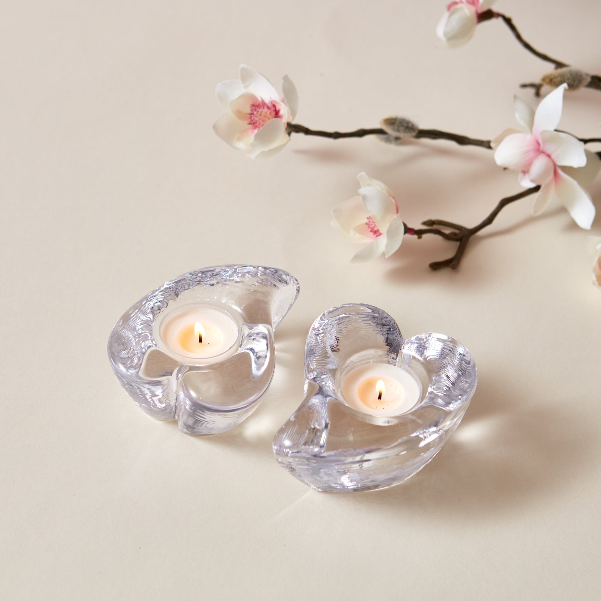 Twist Heart Tealight - Set of 2