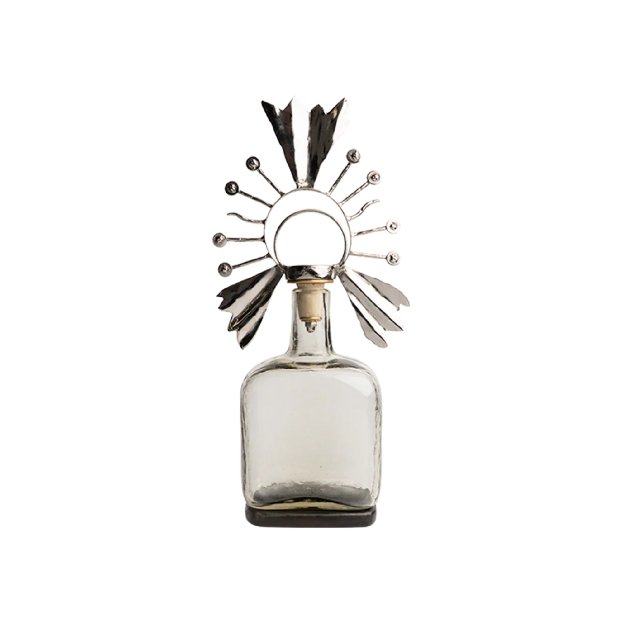 Corona D'Luz Decanter in Nickel