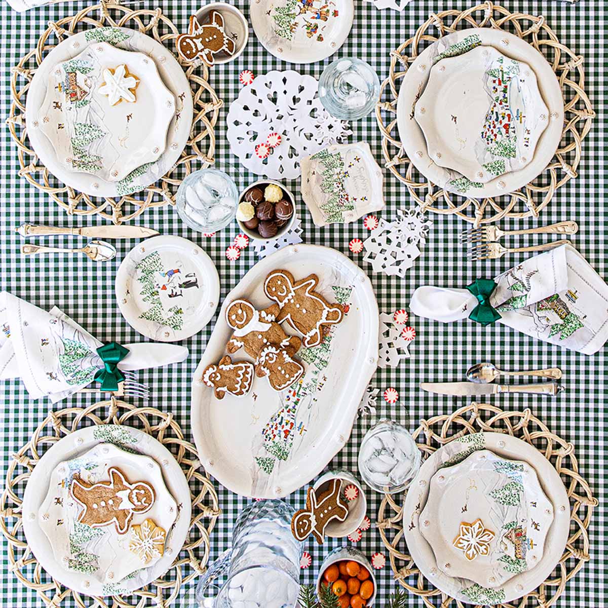 Berry & Thread North Pole Dessert/Salad Plate - Set of 4