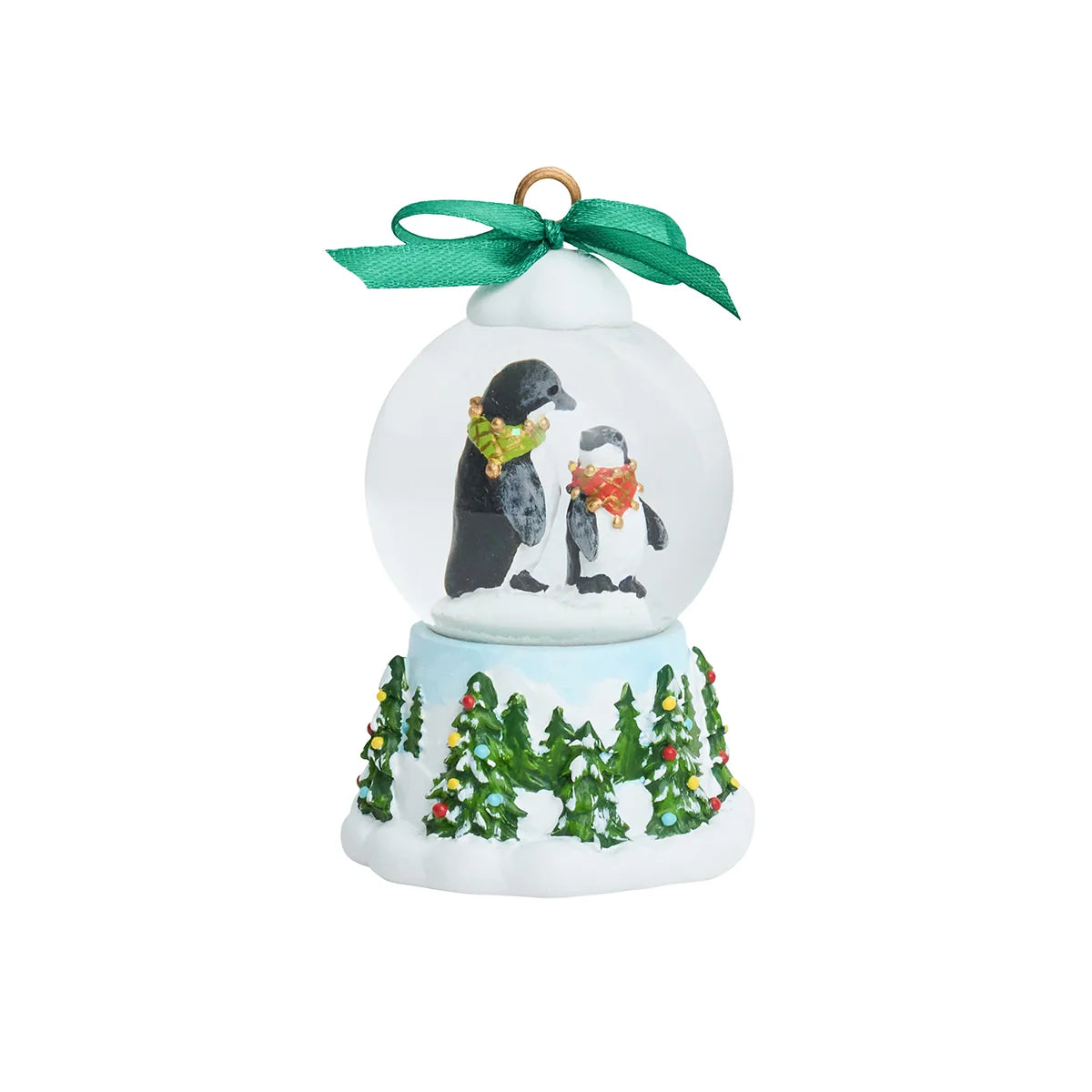 Berry & Thread North Pole Penguin Snow Globe Place Card Holder - Set of 2