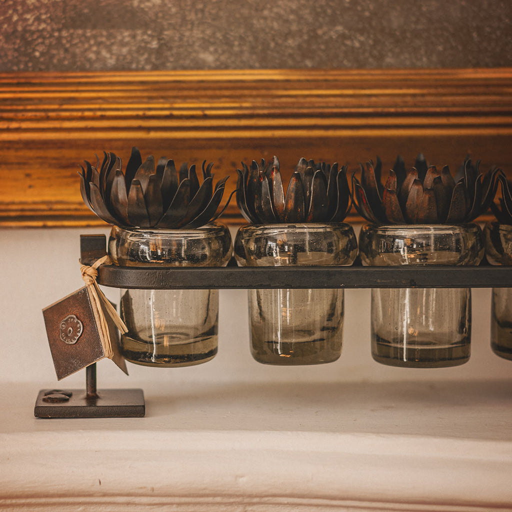 12-Step Firedance Railroad Candleholder