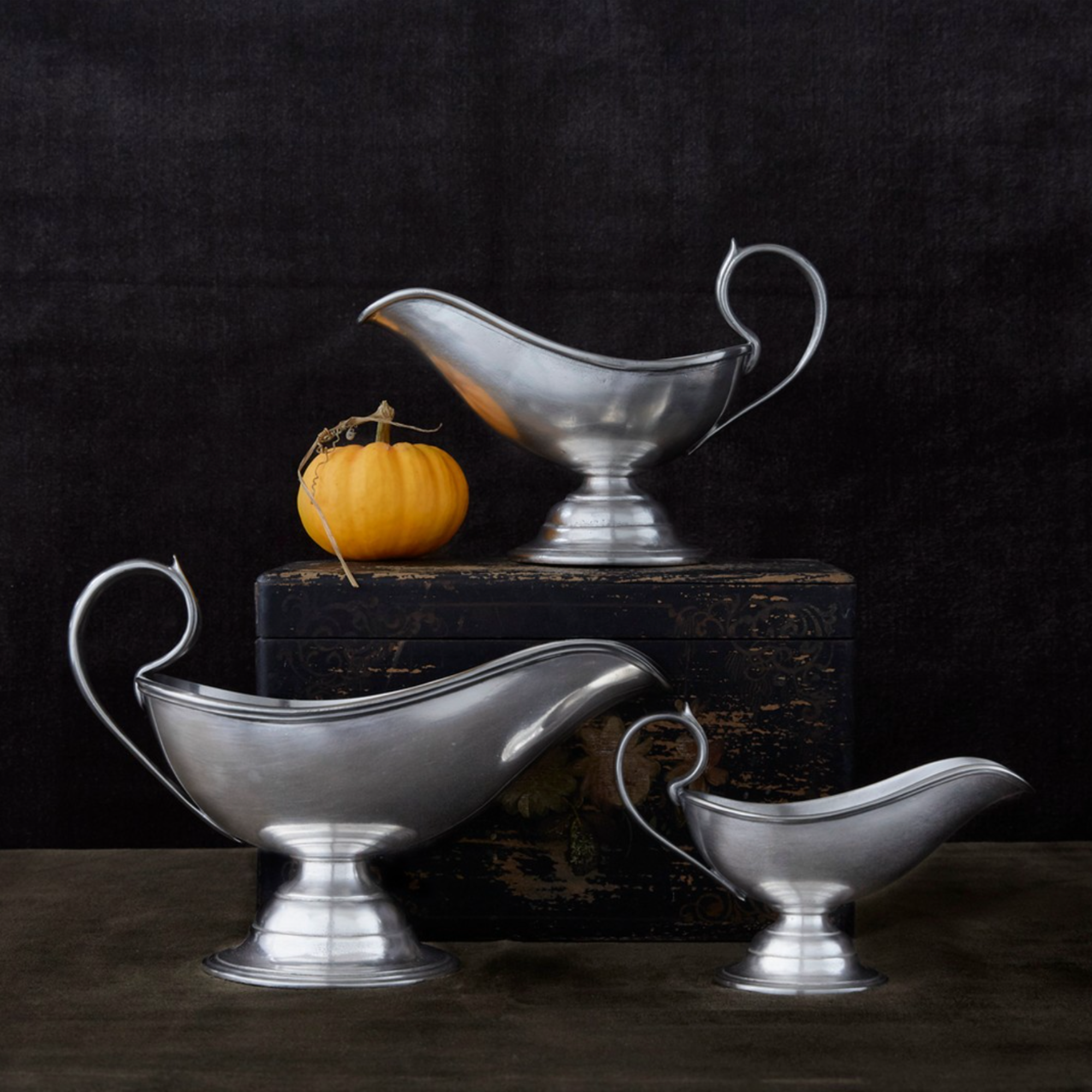 Pewter Gravy Boat