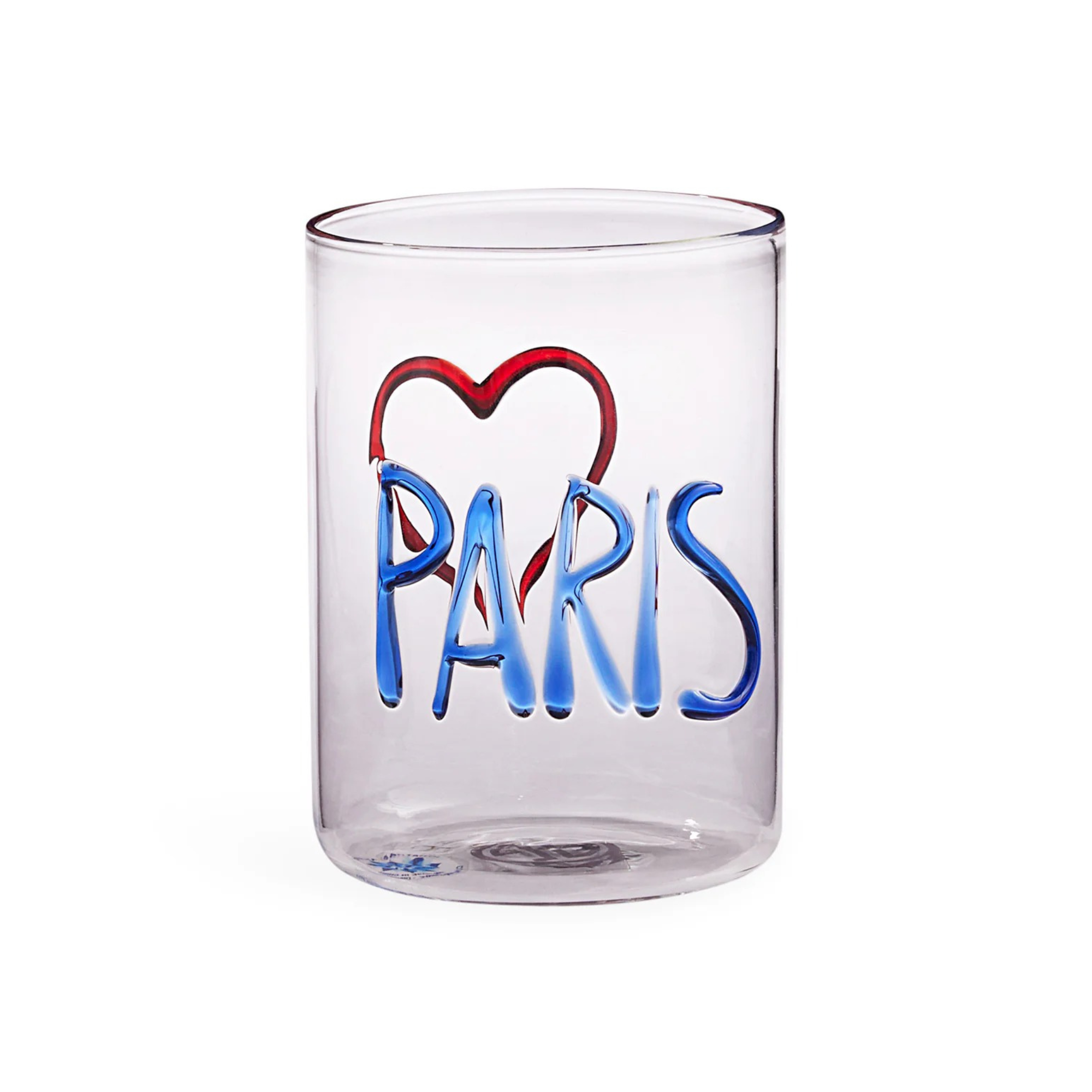 Jet Set Glassware Set: Paris, Roma, Ibiza, Capri