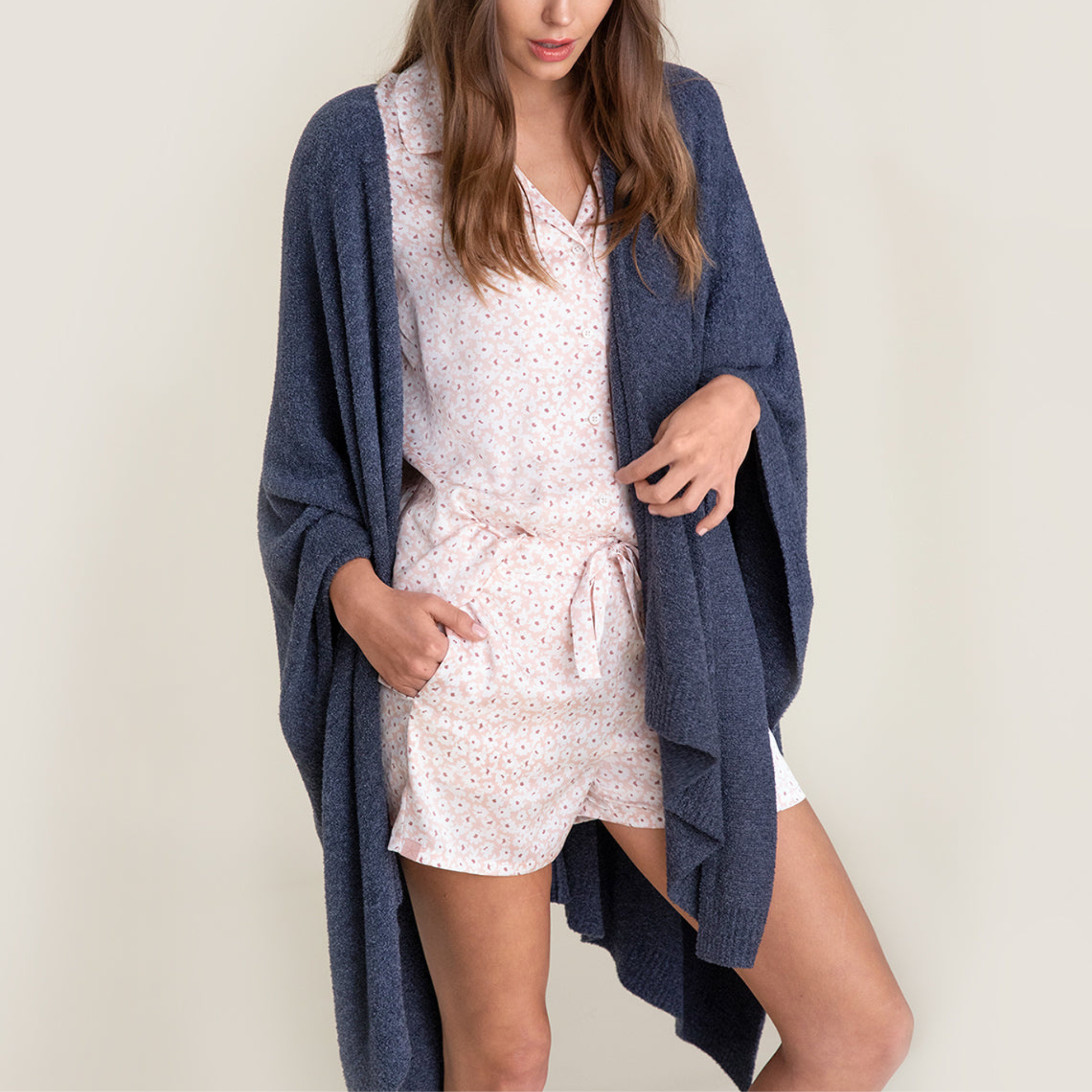 Washed Satin Short PJ Set