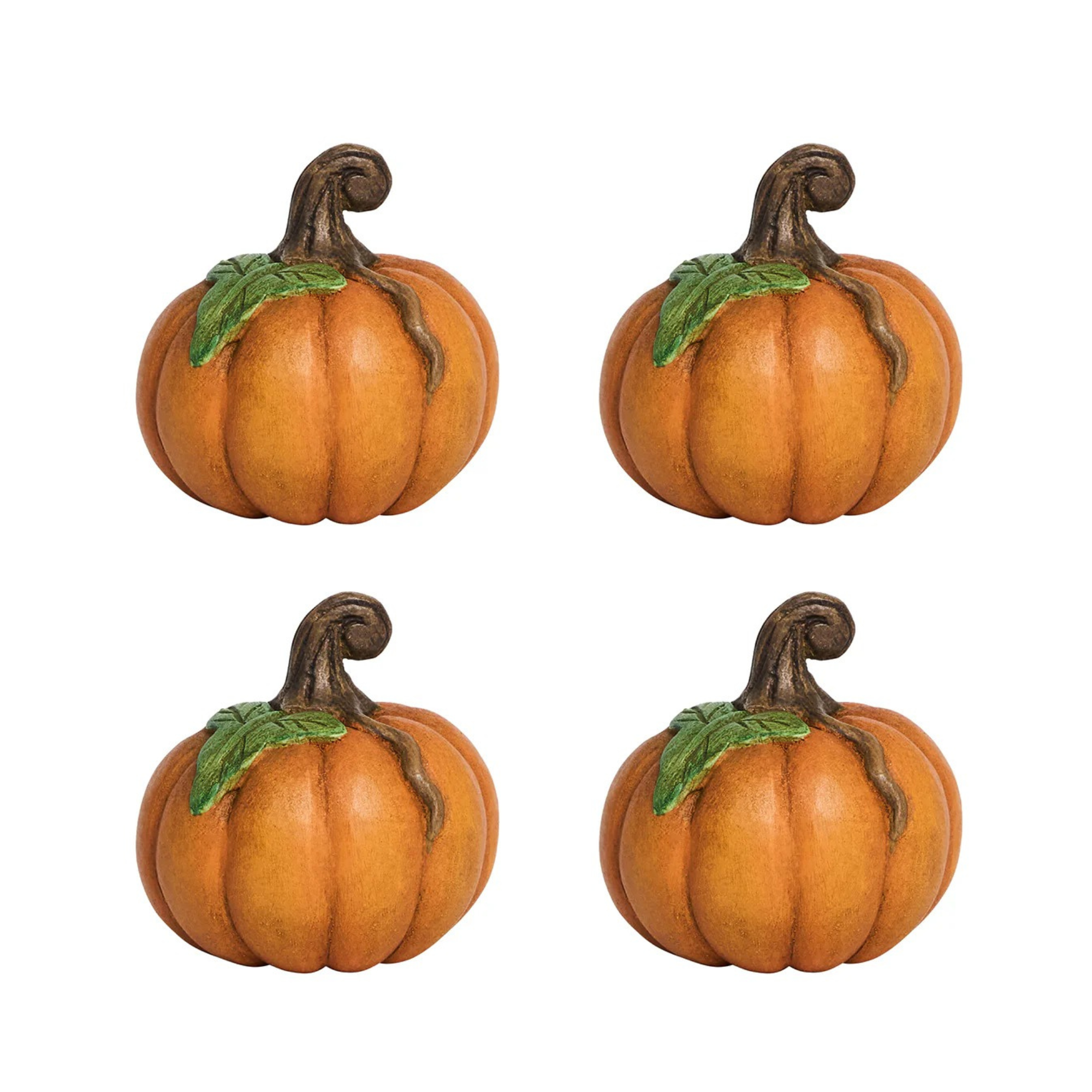Forest Walk Pumpkin Place Card Holder - Set of 4