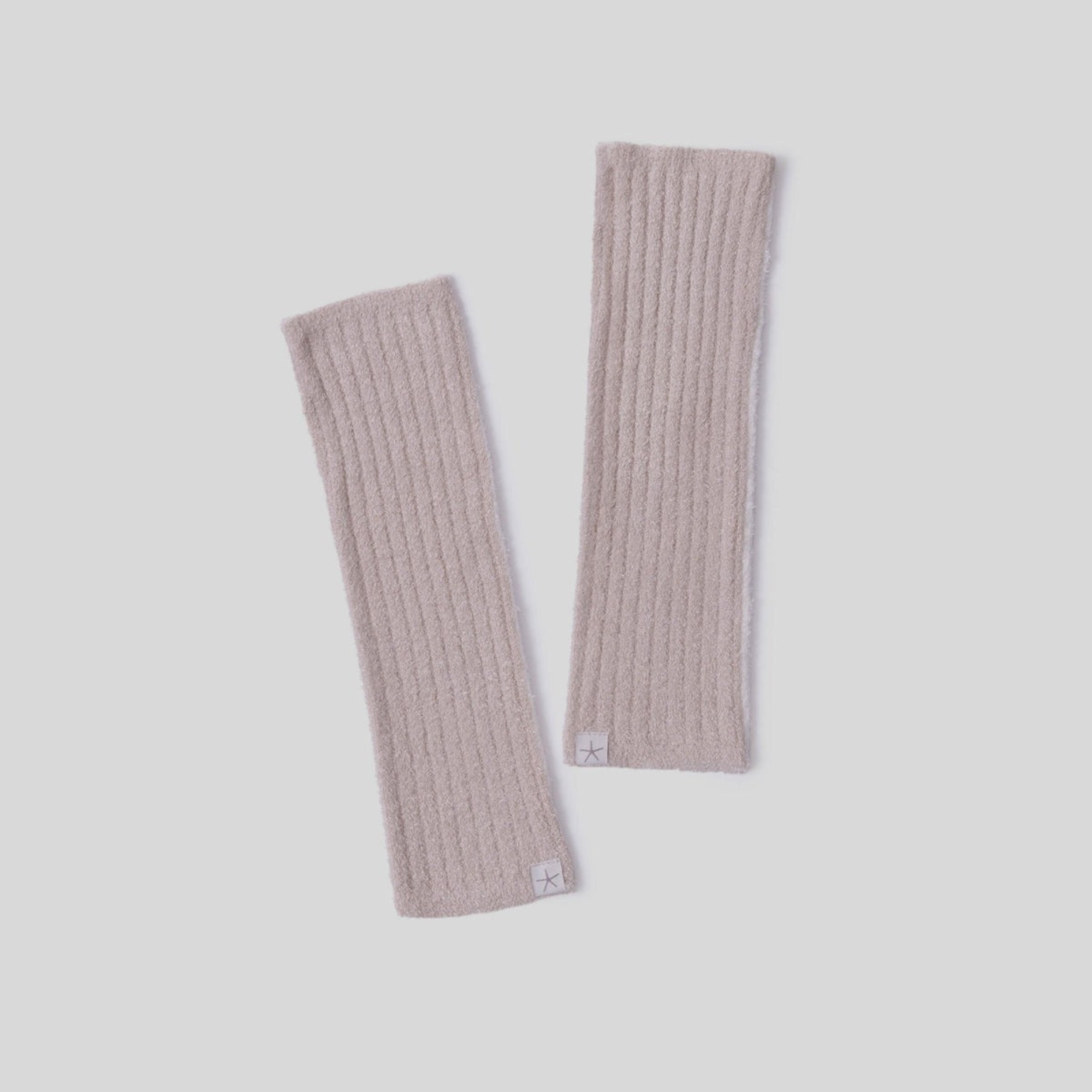CozyChic Lite Ribbed Color Block Fingerless Gloves