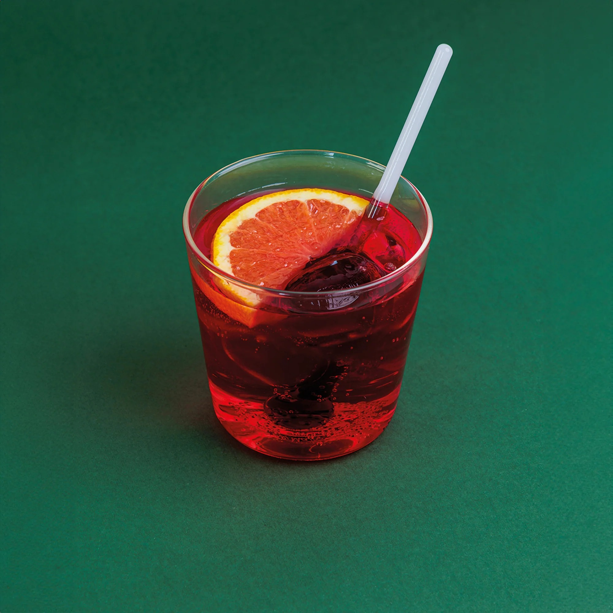 Spritzometro Set of 4 Tumblers & 2 Color-Tipped Glass Stirrers