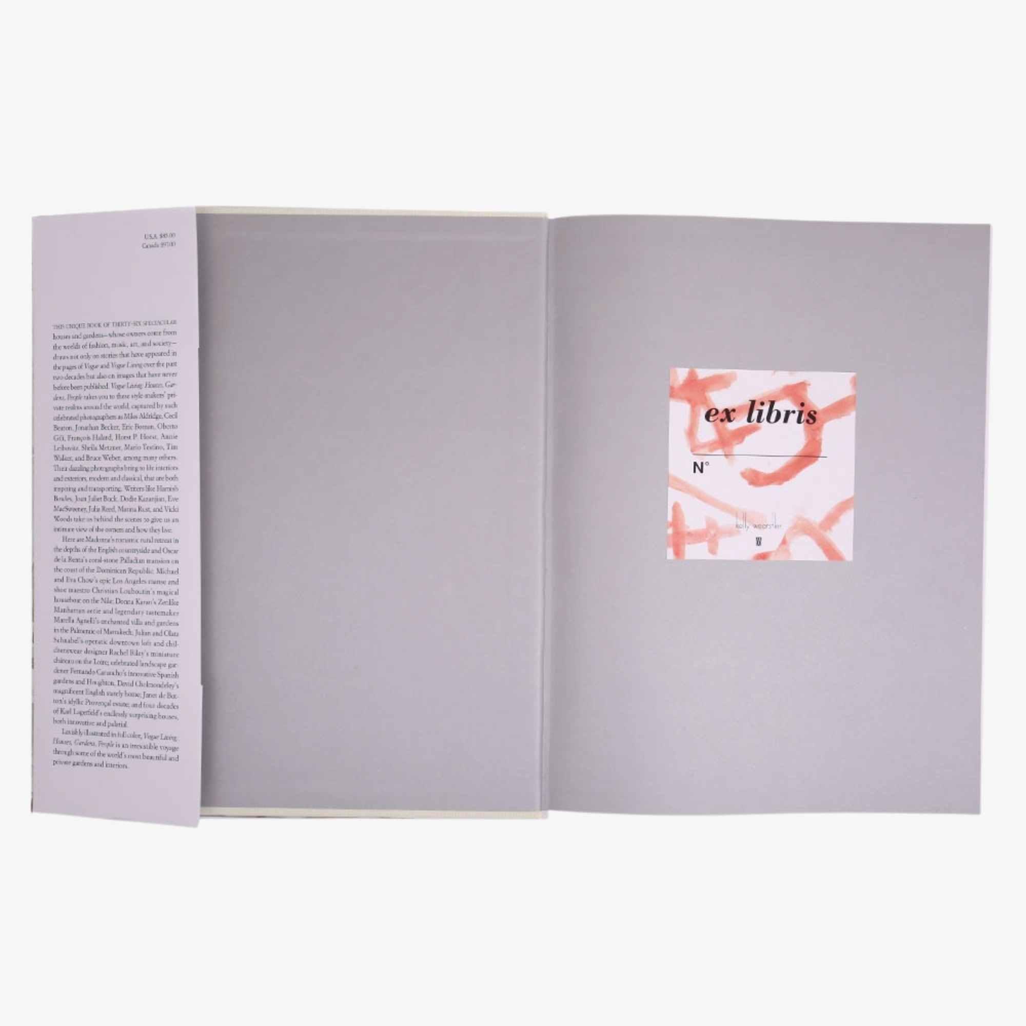 Vogue Living: Houses, Gardens, People, with a Foreword by Calvin Klein