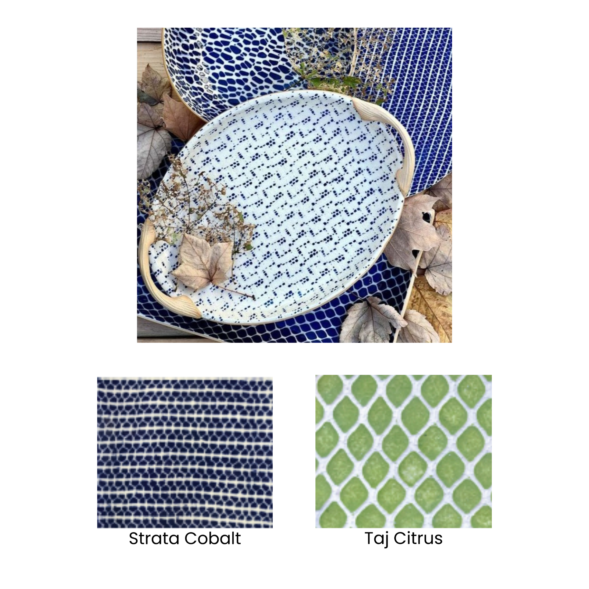 Small Oval Platter with Handles