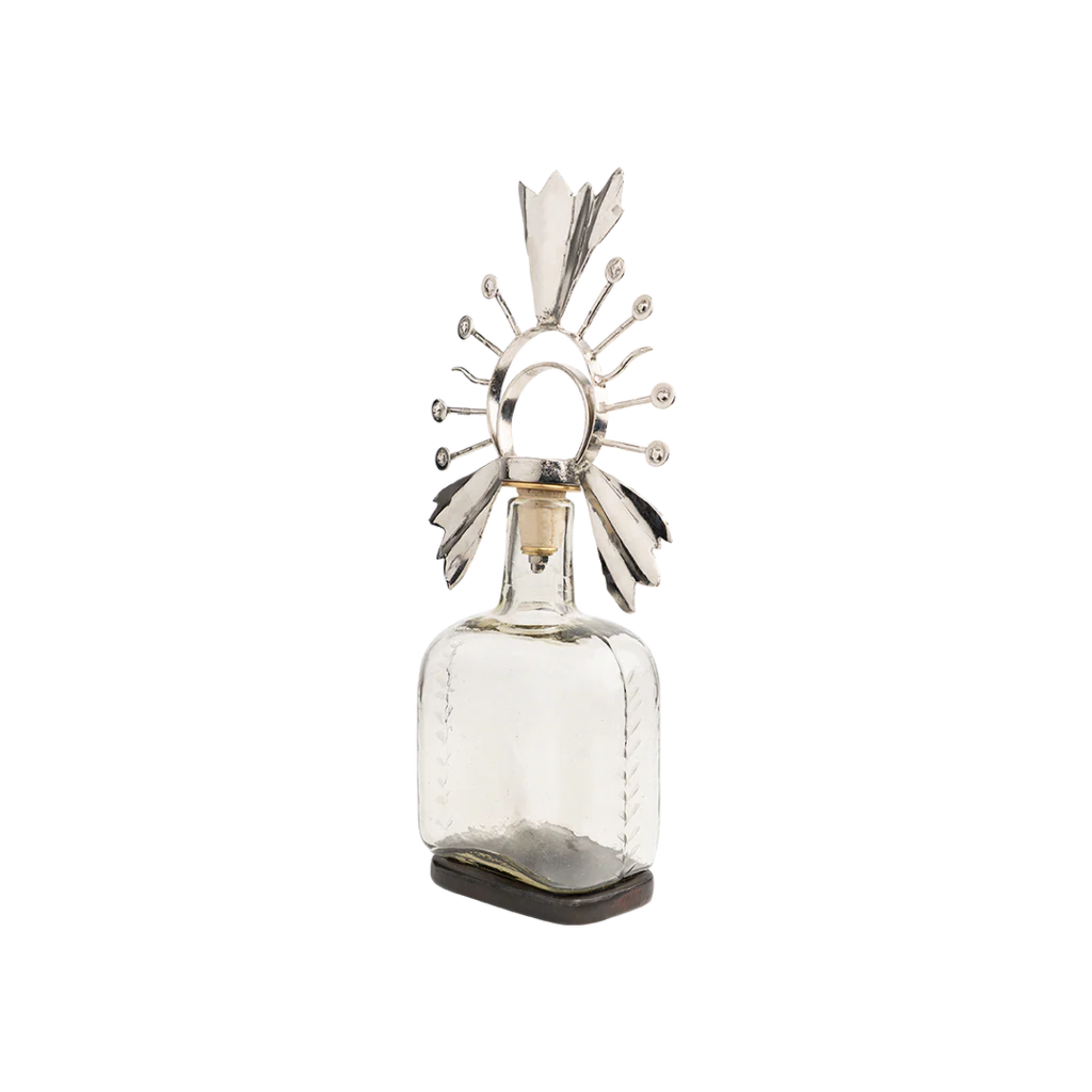 Corona D'Luz Decanter in Nickel