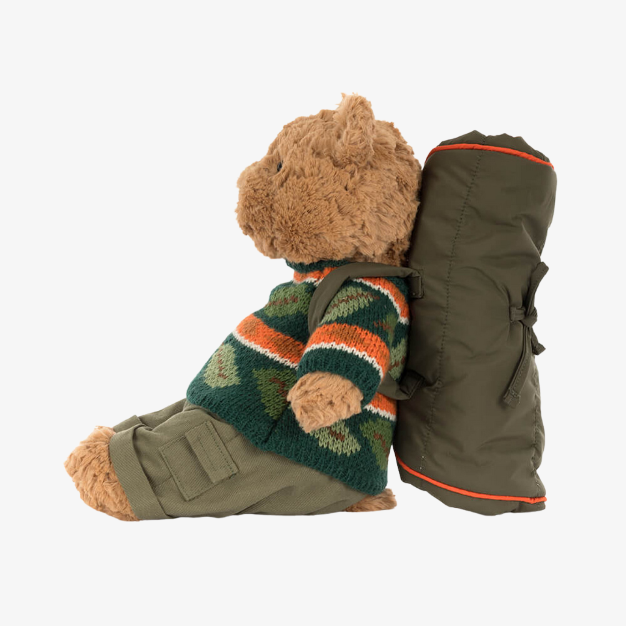 Bartholomew Bear Hiking Outfit with Sleeping Bag