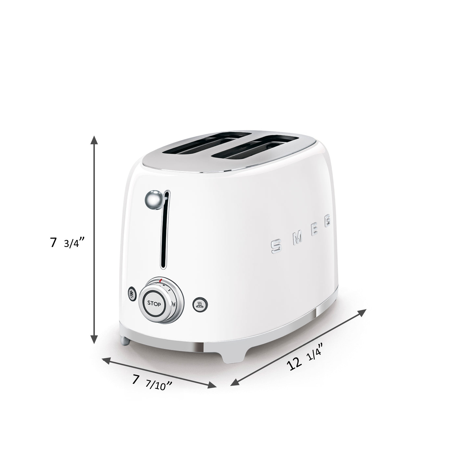 #color_White | 50s Retro Style Toaster