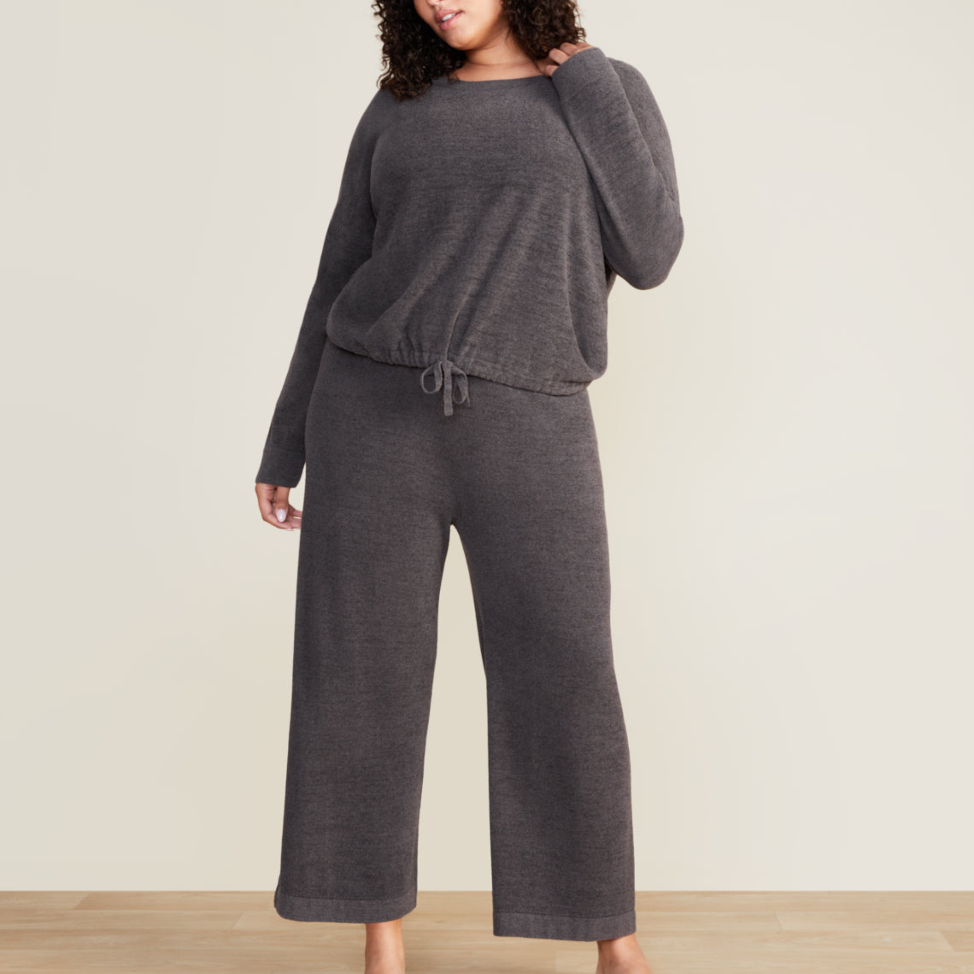 #color_Carbon | CozyChic Ultra Lite Slouchy Pullover