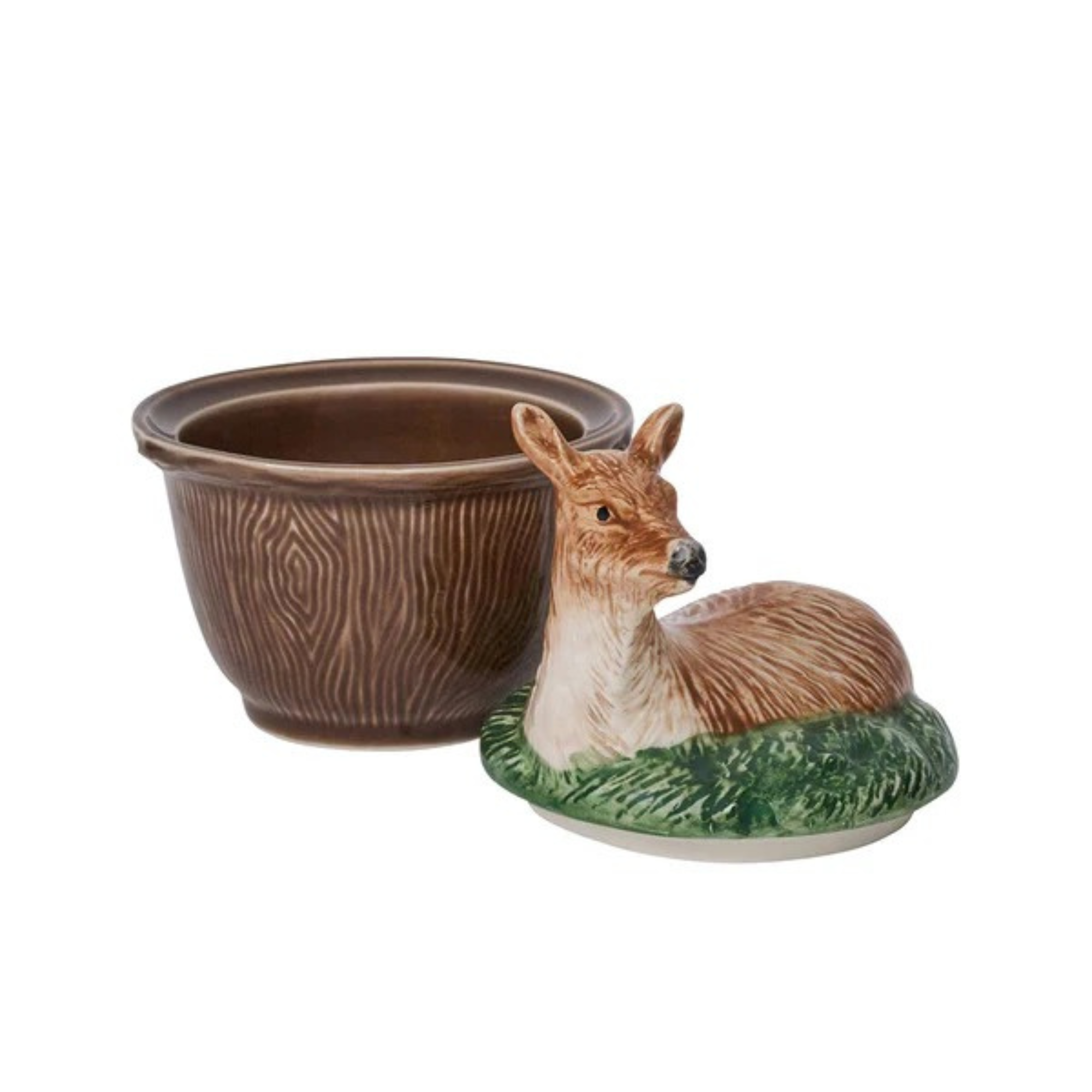 Forest Walk Deer Bowl with Lid