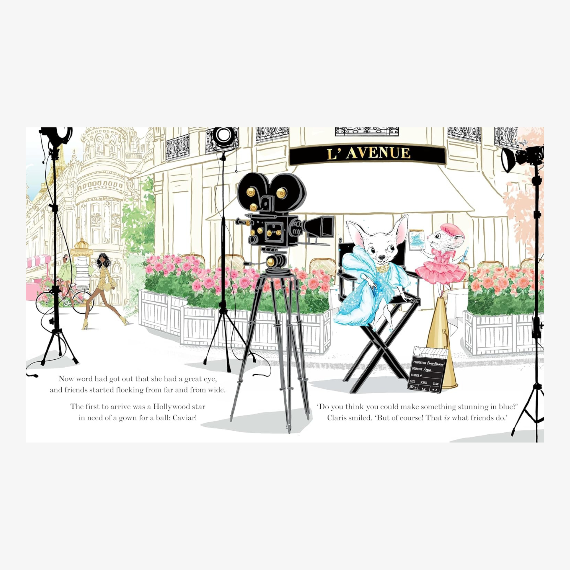 Claris the Mouse Figure & Book Set – Megan Hess x Leblon Delienne