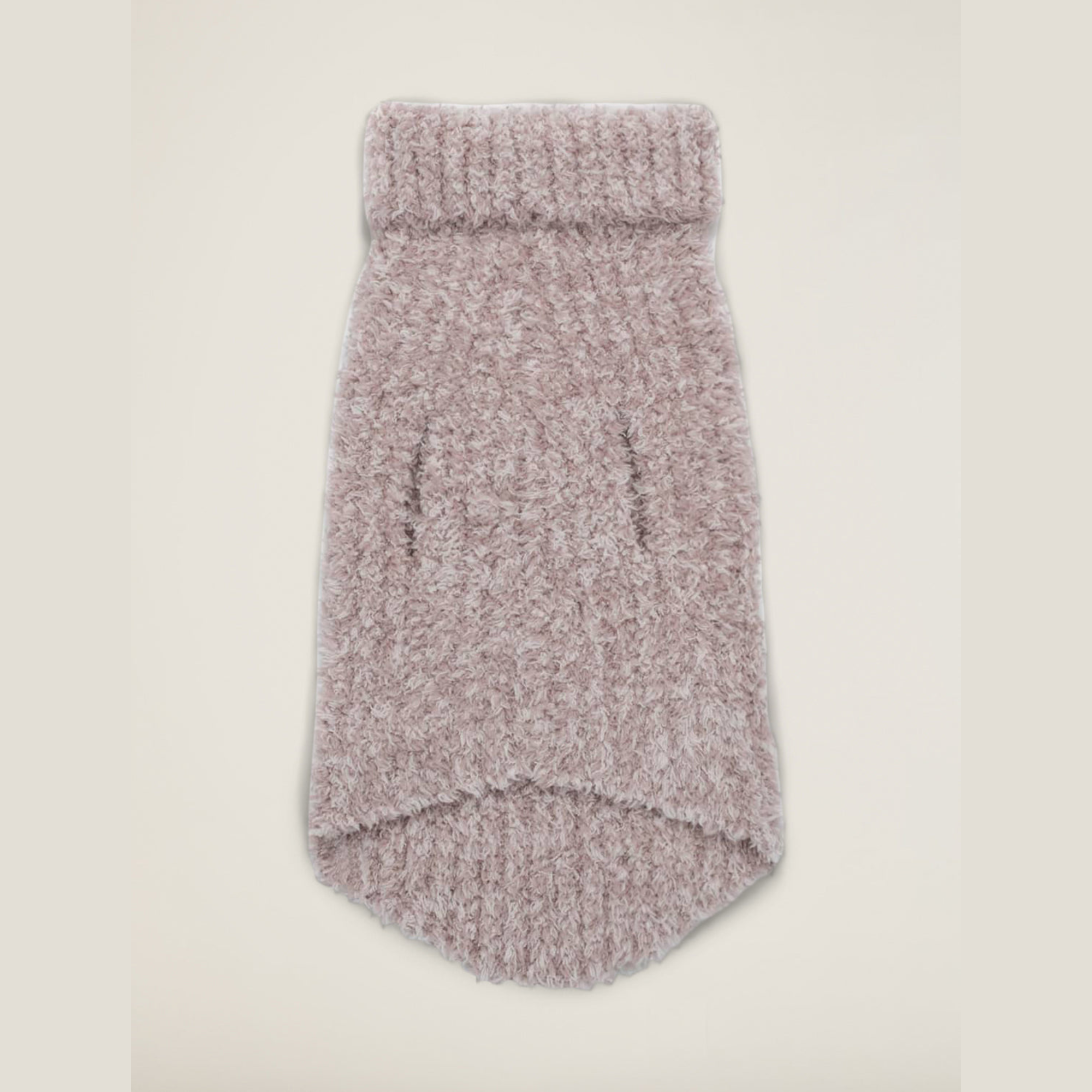 #color_Heathered Vintage Rose/Ballet Pink | CozyChic Ribbed Pet Sweater