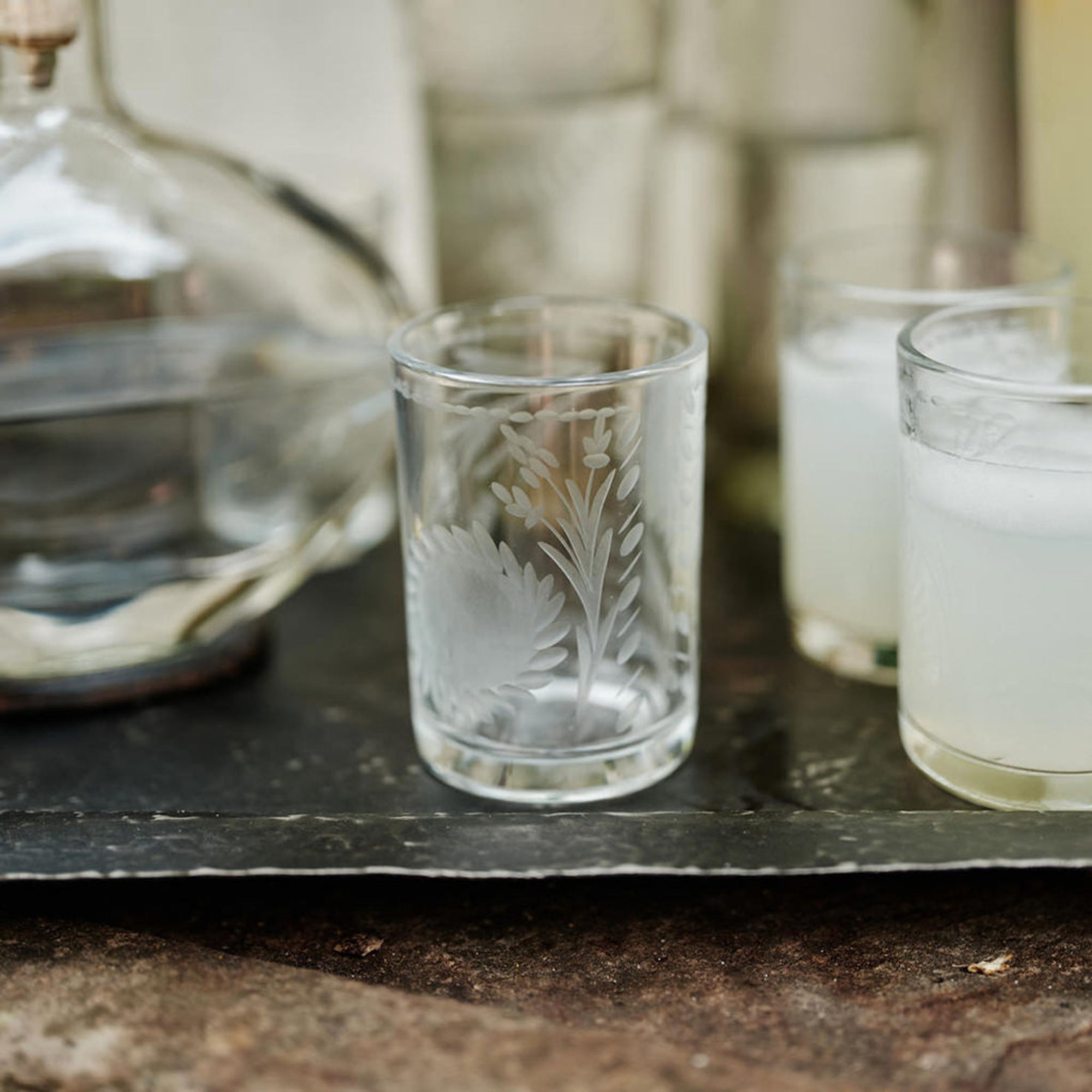 Girasol Decanter with Maria Vaso Set