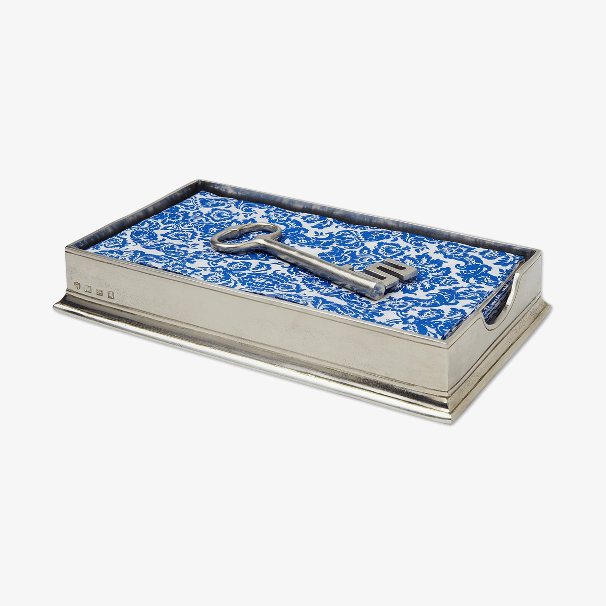 Pewter All Purpose Tray with Key Weight