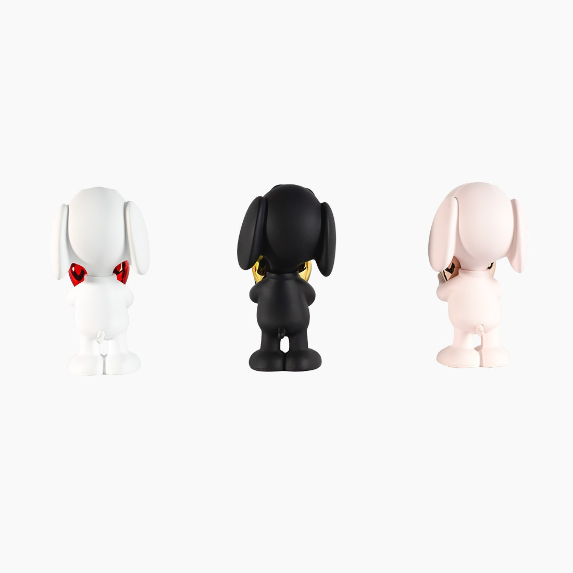 Trio Set de Snoopy Heart Chromed