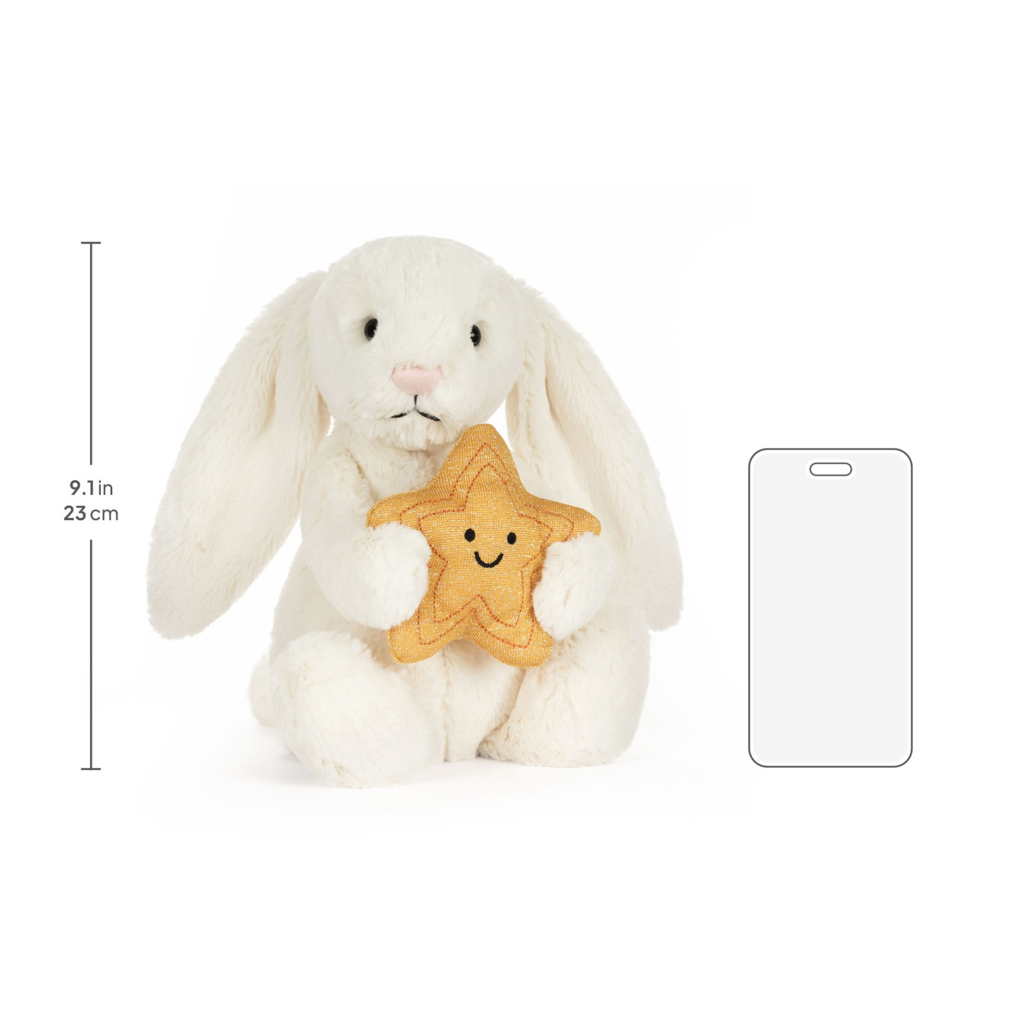 Cream Bunny with Star