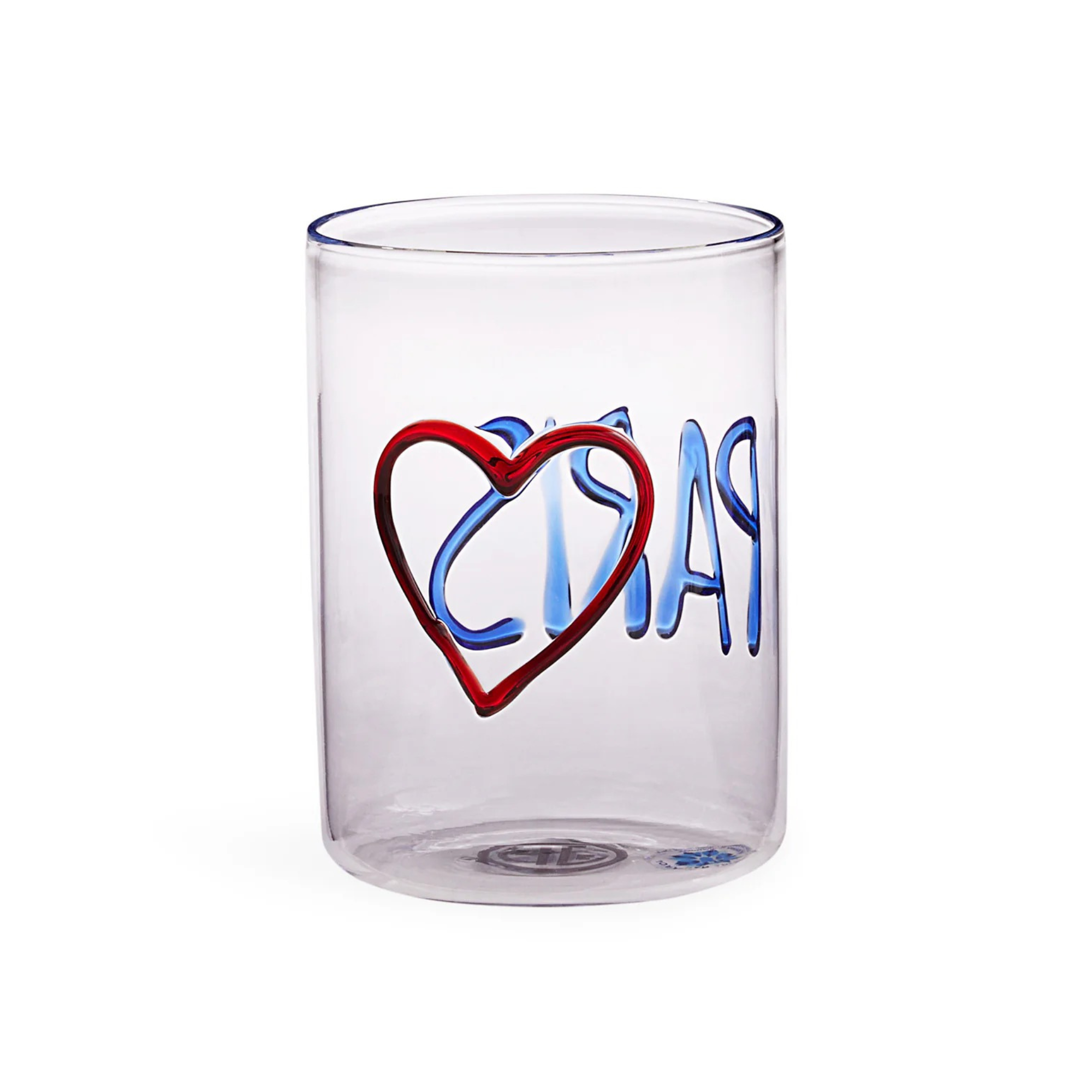 Jet Set Glassware Set: Paris, Roma, Ibiza, Capri