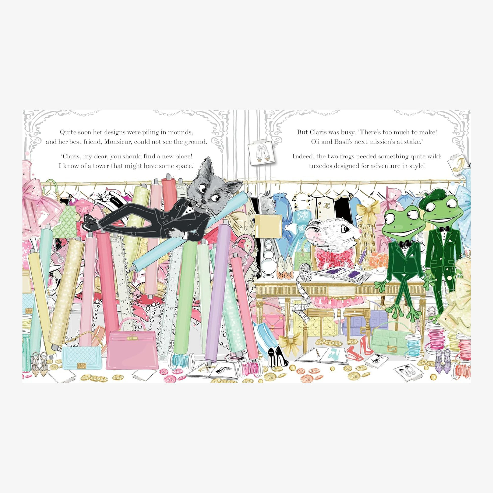 Claris the Mouse Figure & Book Set – Megan Hess x Leblon Delienne