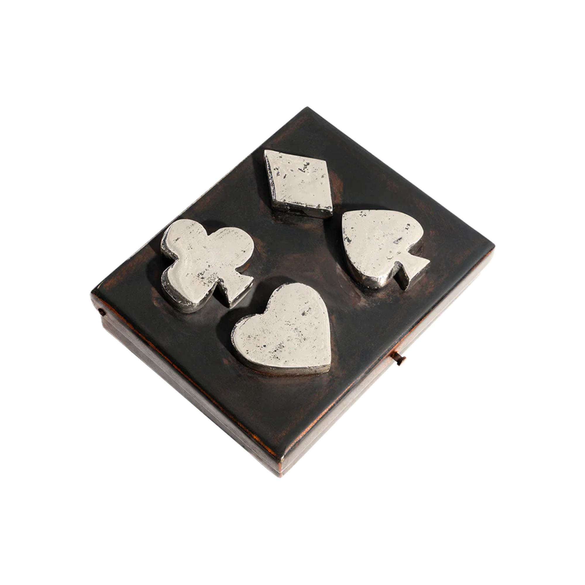 El Sorteo Card Box in Nickel