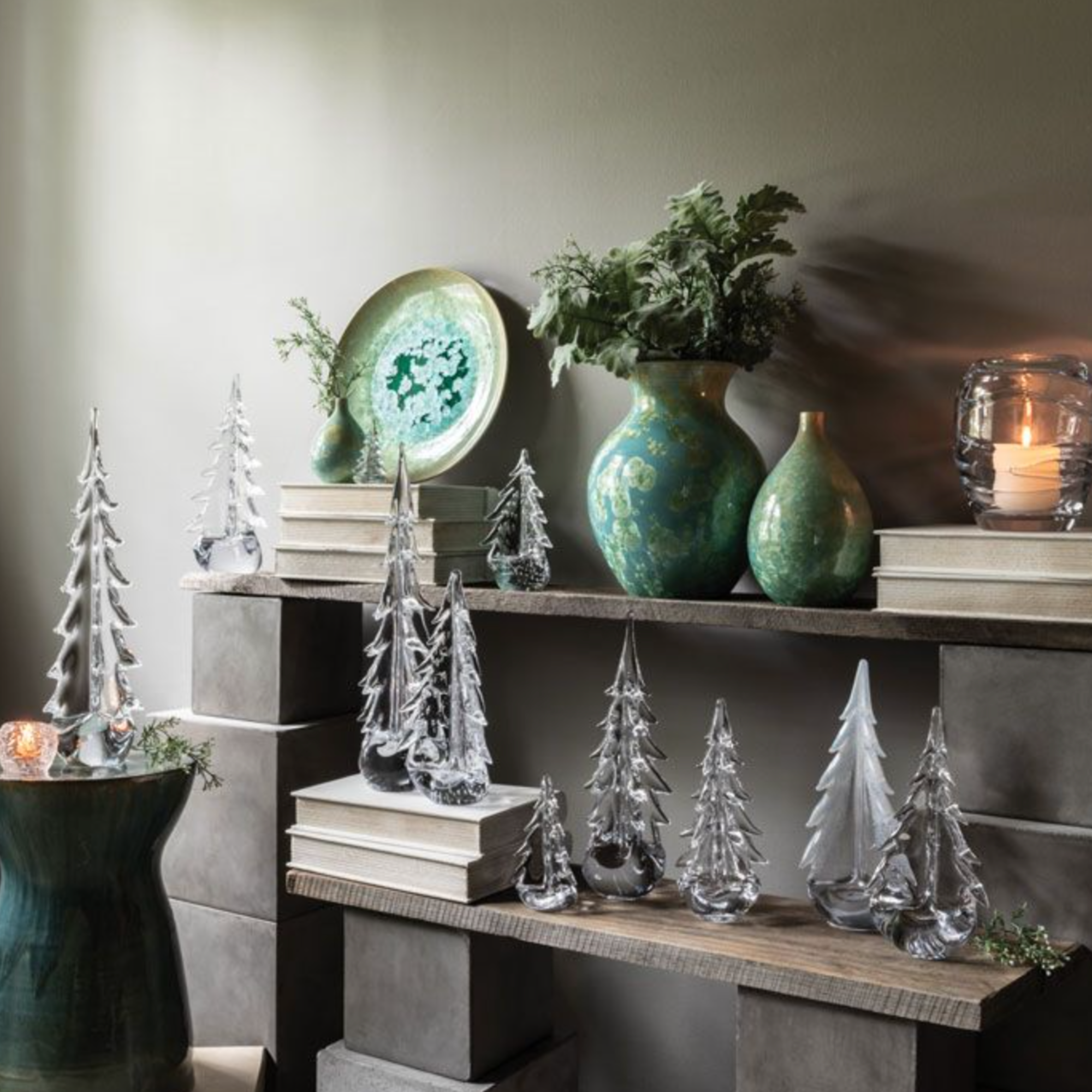 Vermont Evergreen Glass Tree