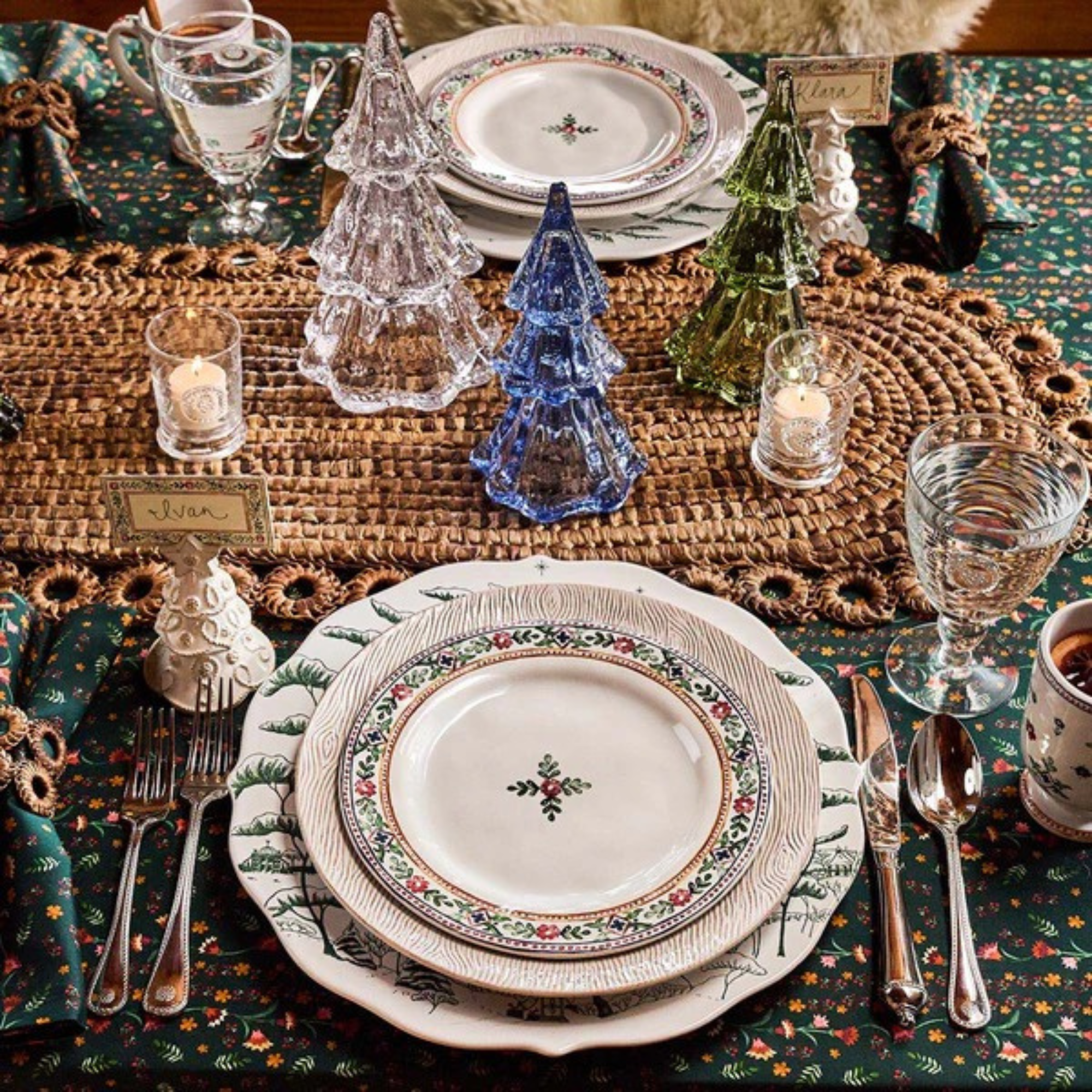 Berry & Thread 10.5" Tree - Set of 3