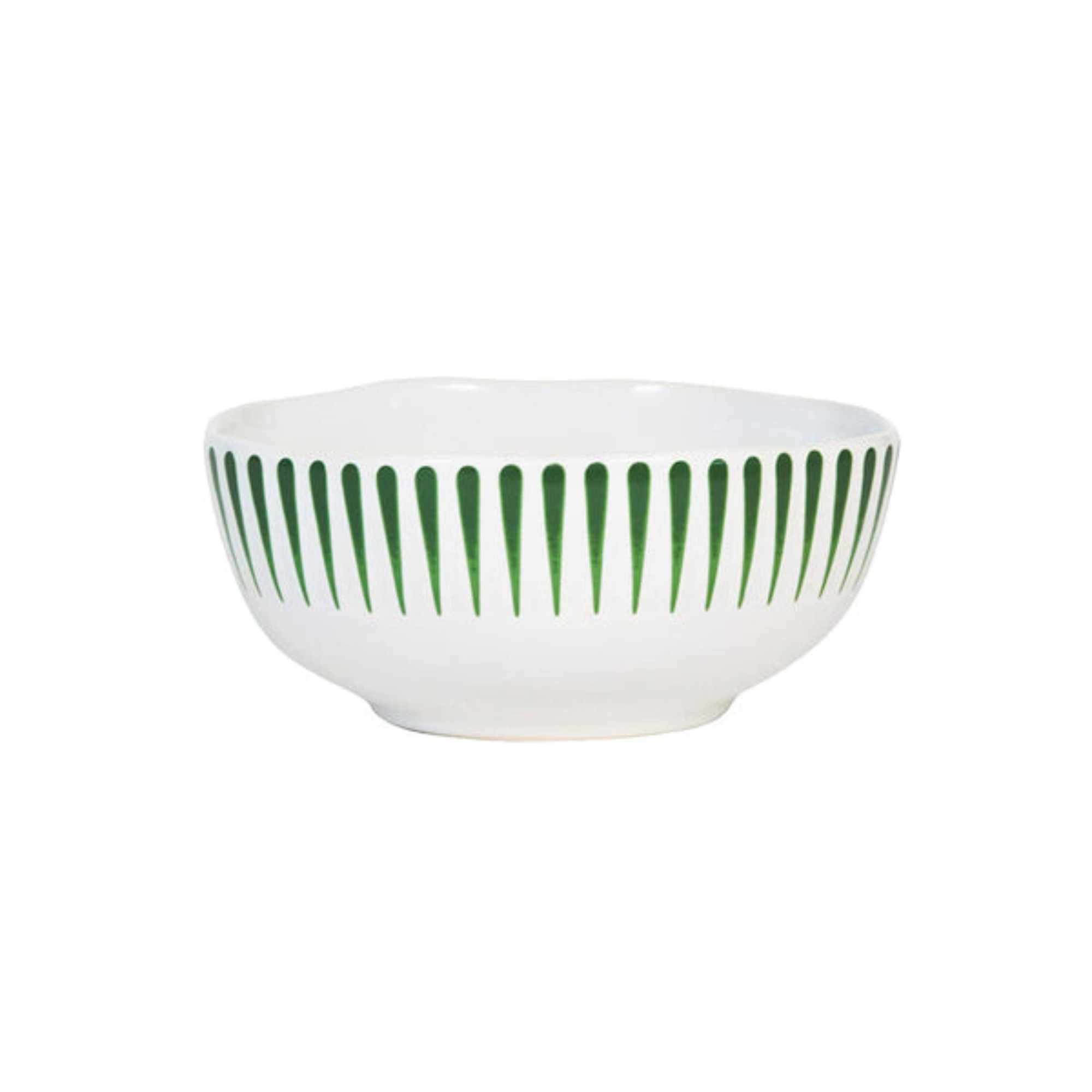 #size_Cereal Bowl | Sitio Stripe Basil Dinnerware Collection - Set of 4