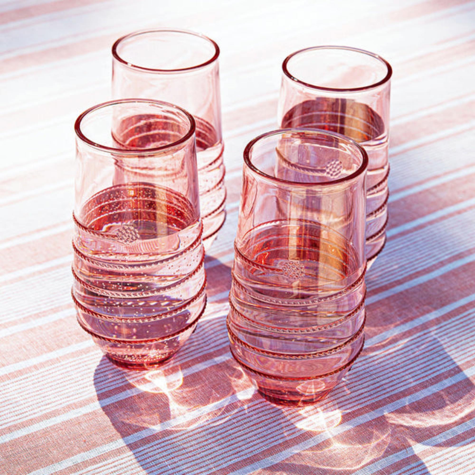 #color_Coral | Amalia Acrylic Large Tumbler - Set of 4