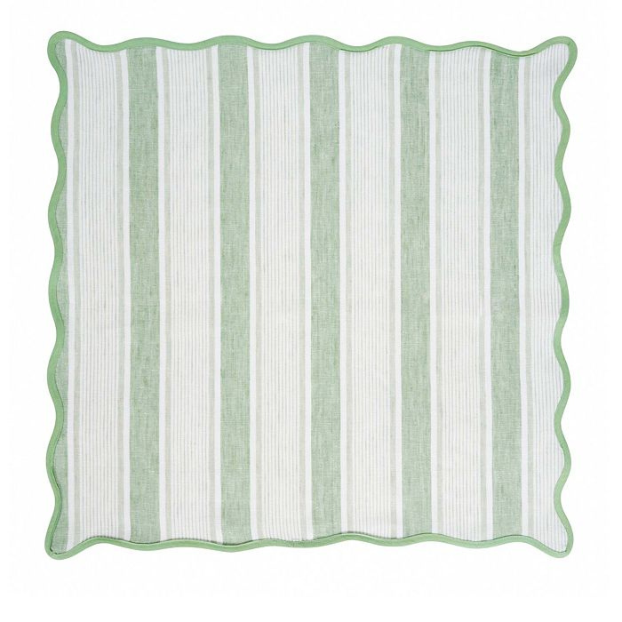 #color_Seagrass | Cabana Stripe Napkin - Set of 4