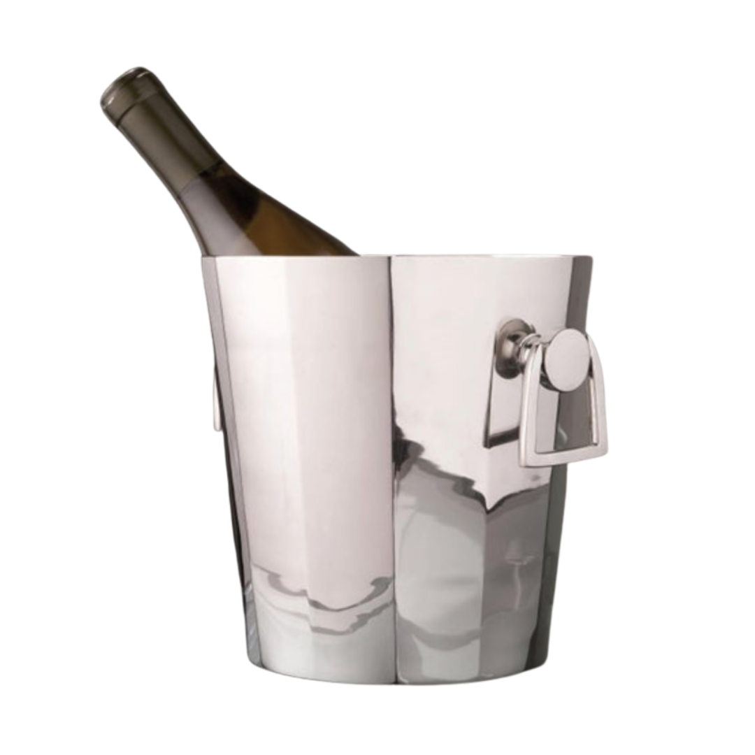 Round Octagon Ice Bucket with Handle