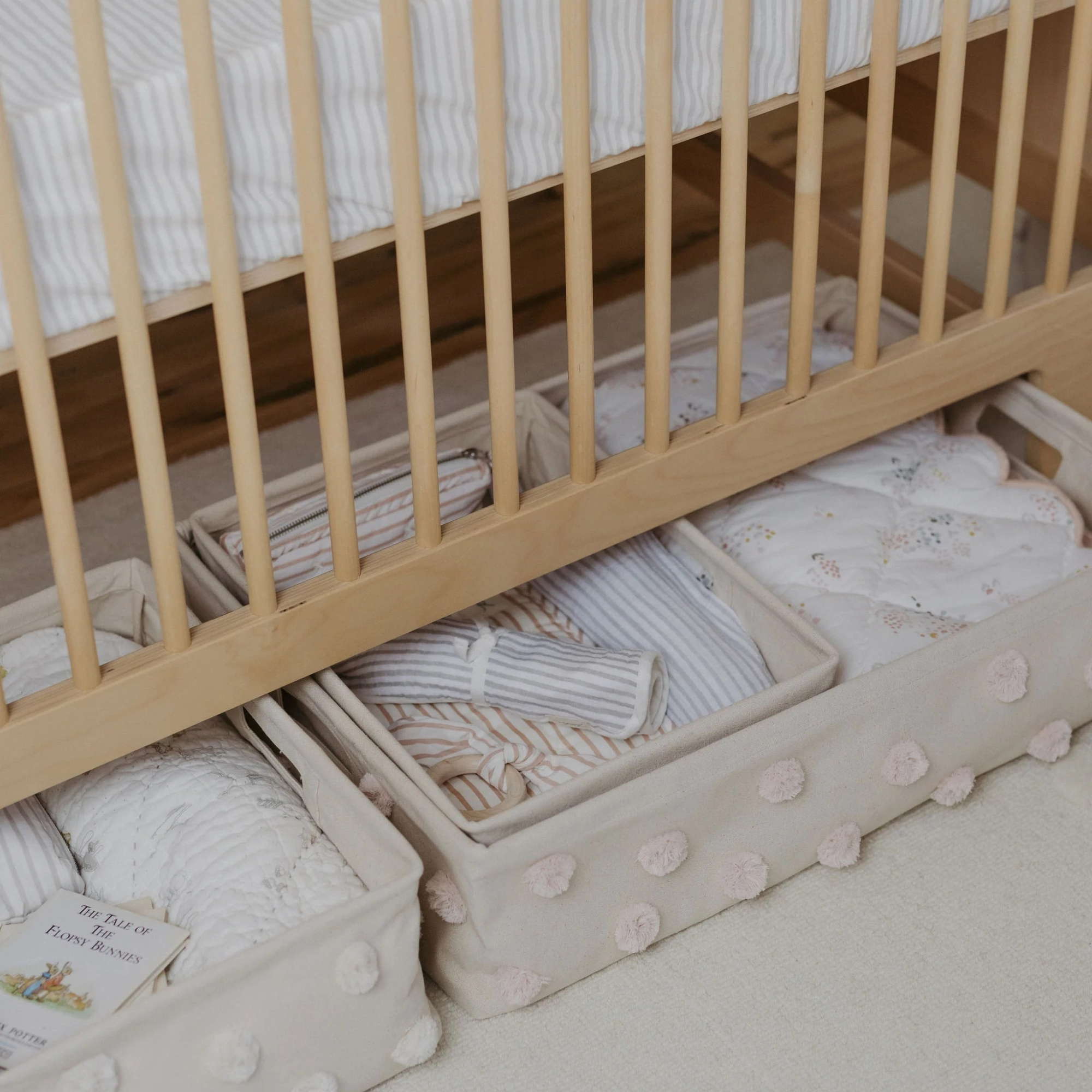 Pom Pom Basket Hideaway