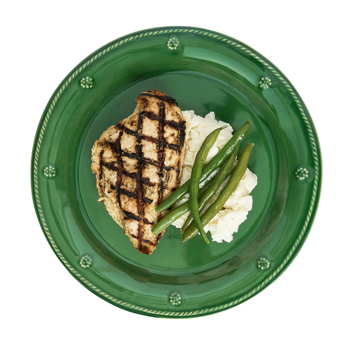 Berry & Thread Dinner Plate Basil - Set of 4