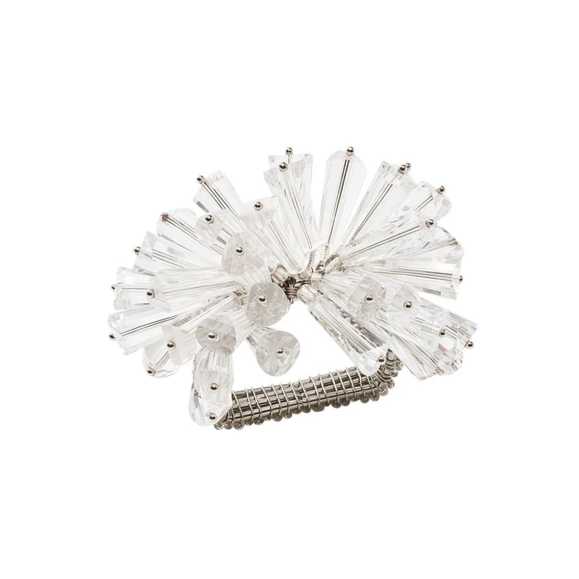 Dazzle Napkin Ring in Crystal - Set of 4
