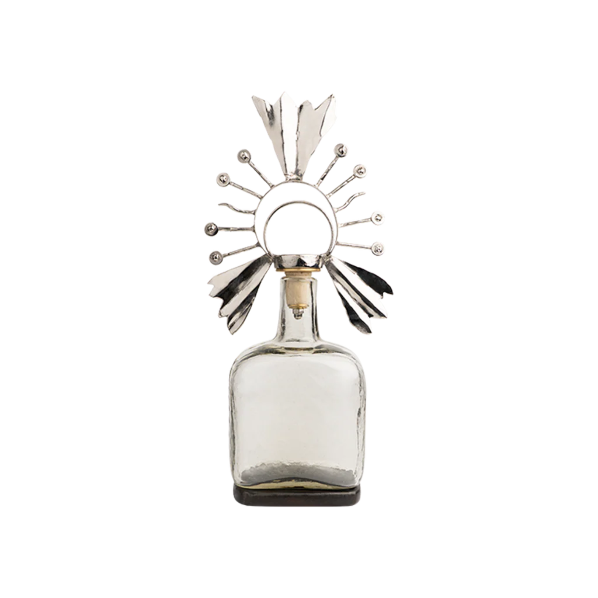 Corona D'Luz Decanter in Nickel